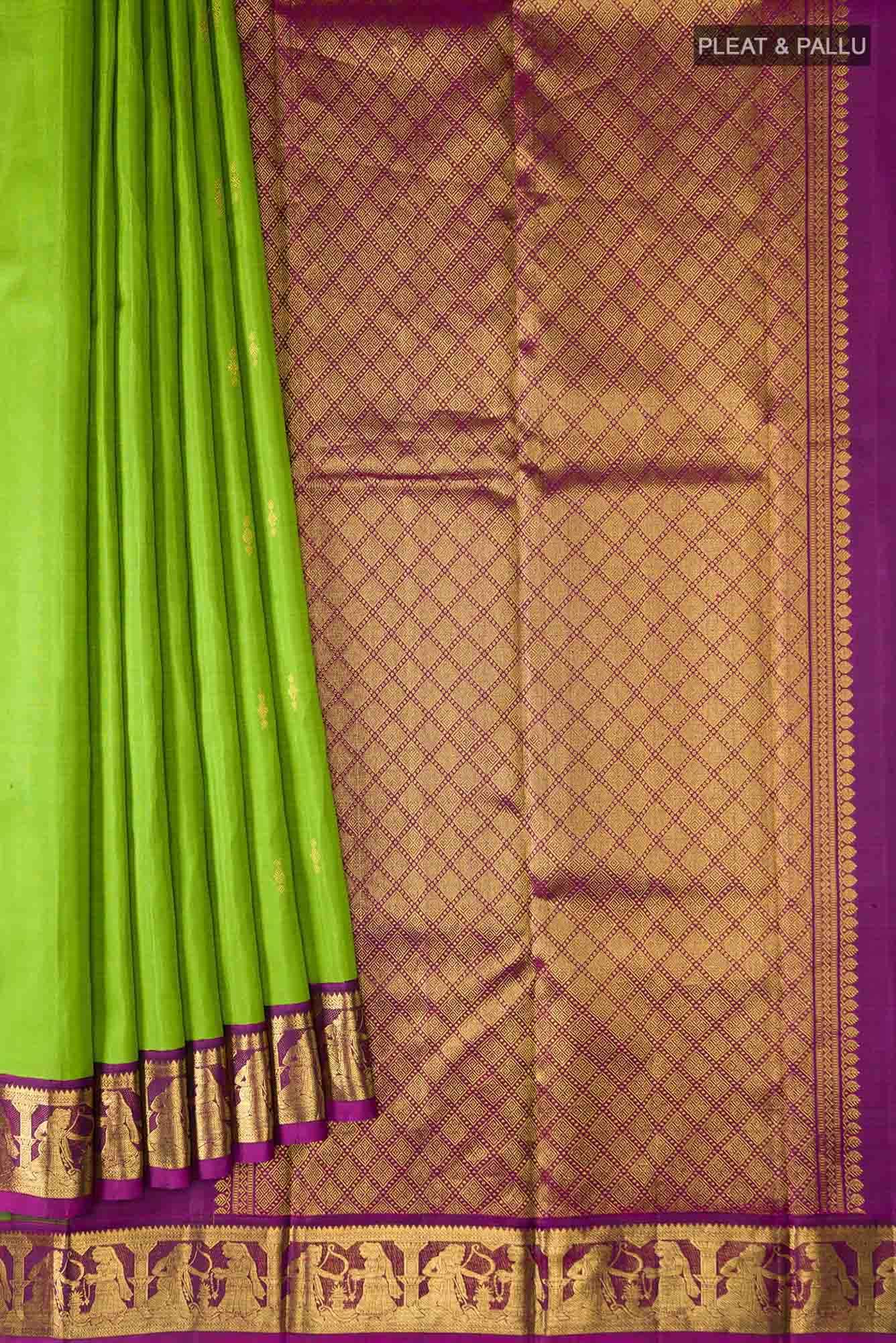 Green Kanchipuram Silk Saree