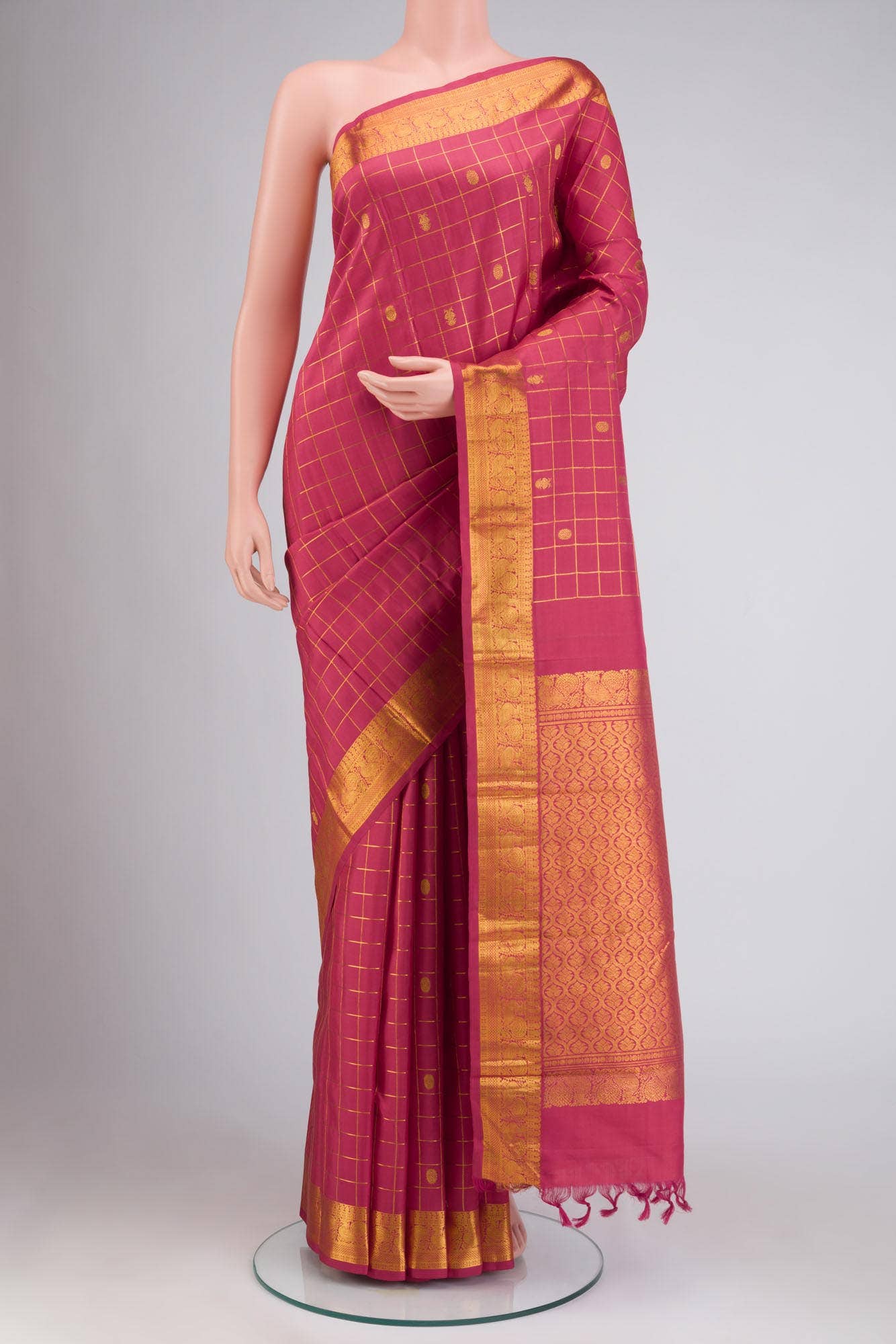 Red Kanchipuram Silk Saree