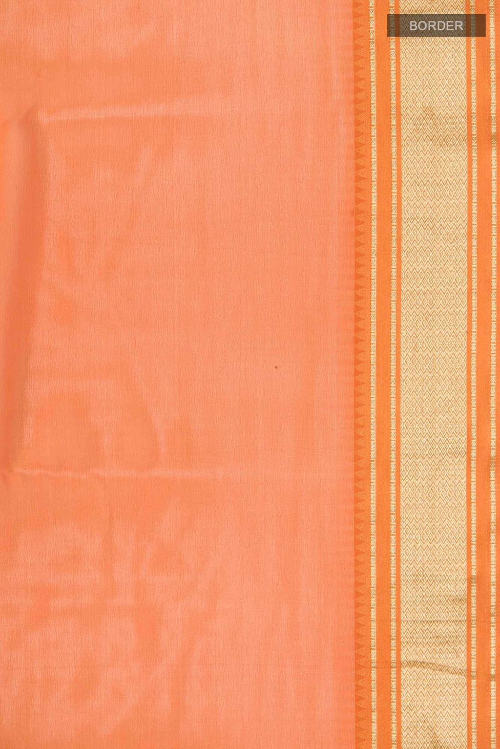Orange Mysore Georgette Saree
