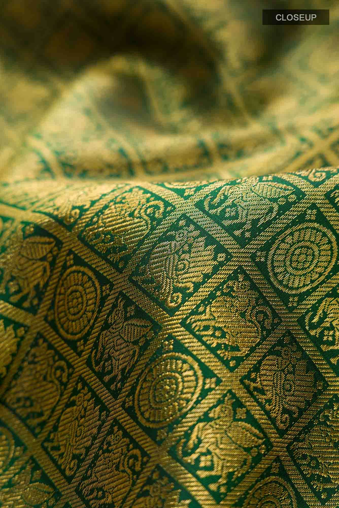 Green Kanchipuram Silk Saree