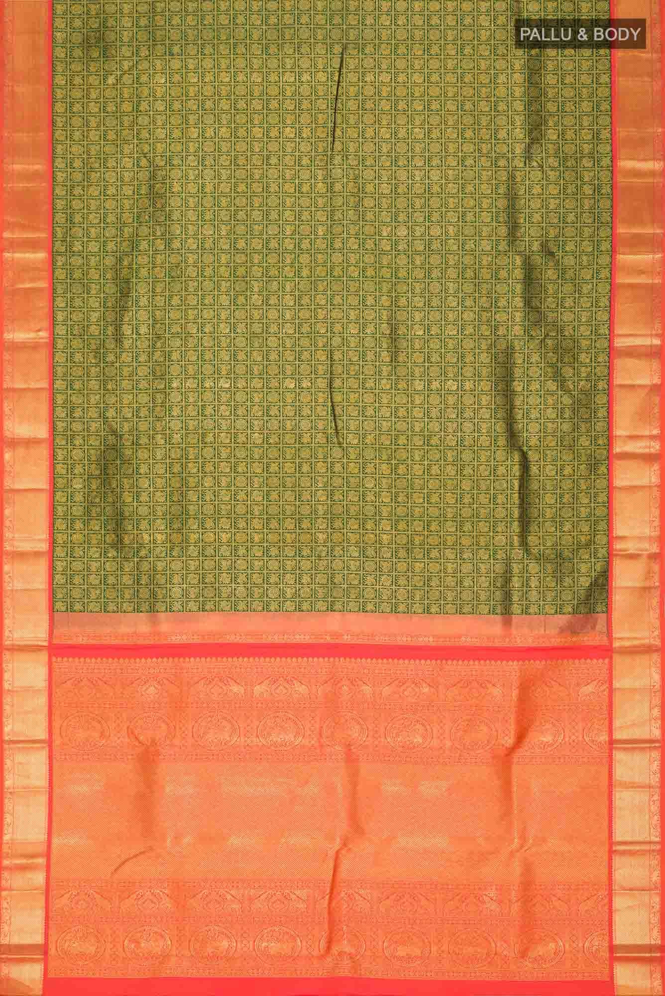 Green Kanchipuram Silk Saree