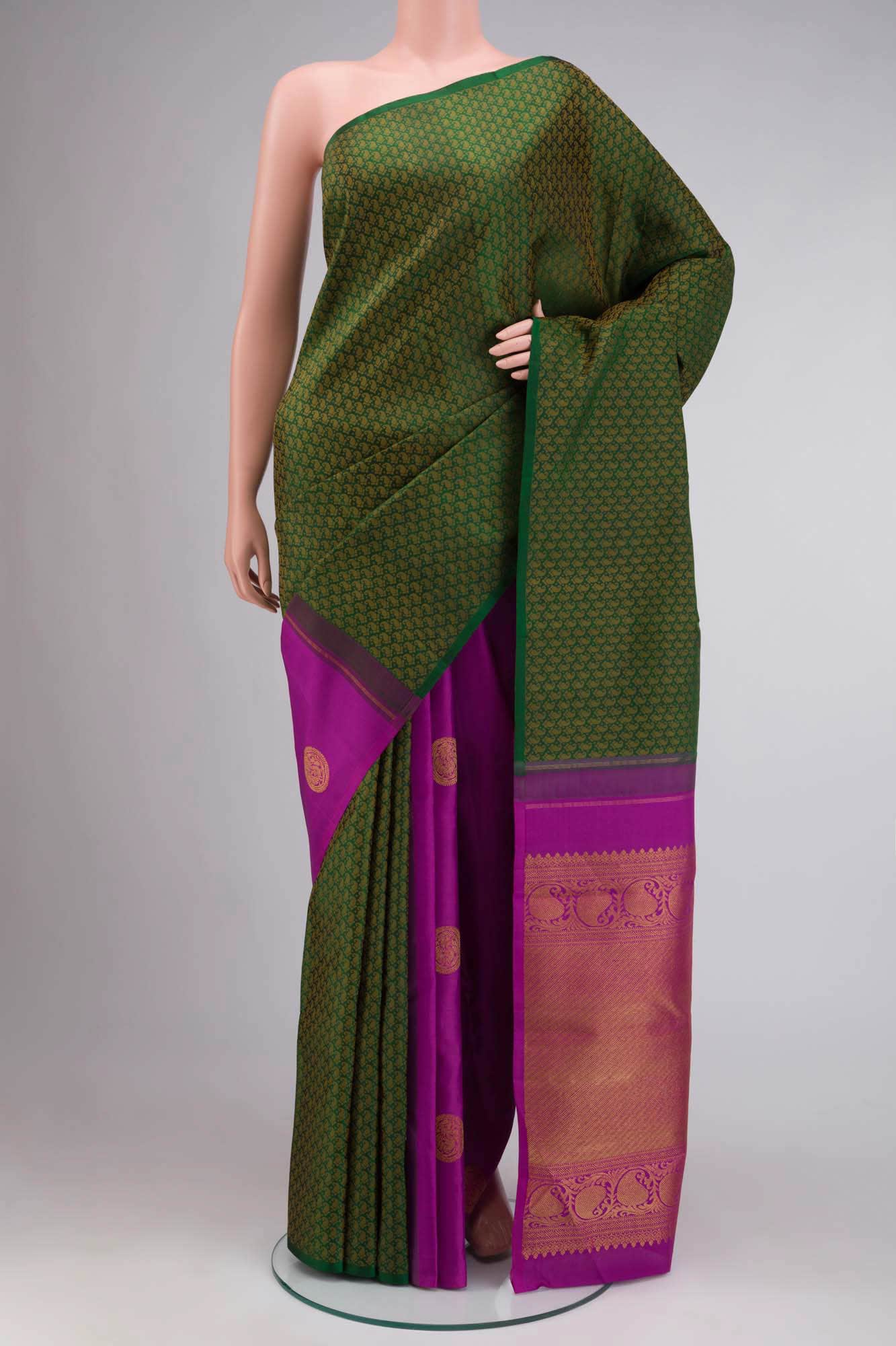 Green Kanchipuram Silk Saree