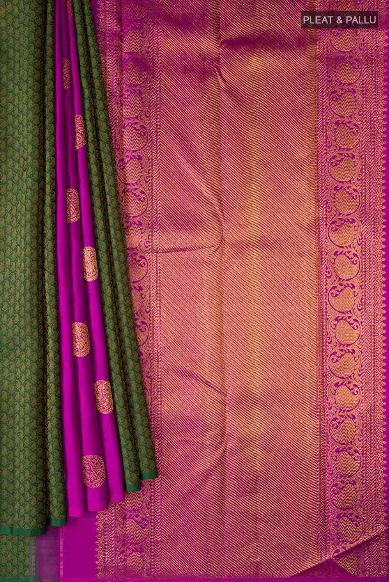 Green Kanchipuram Silk Saree