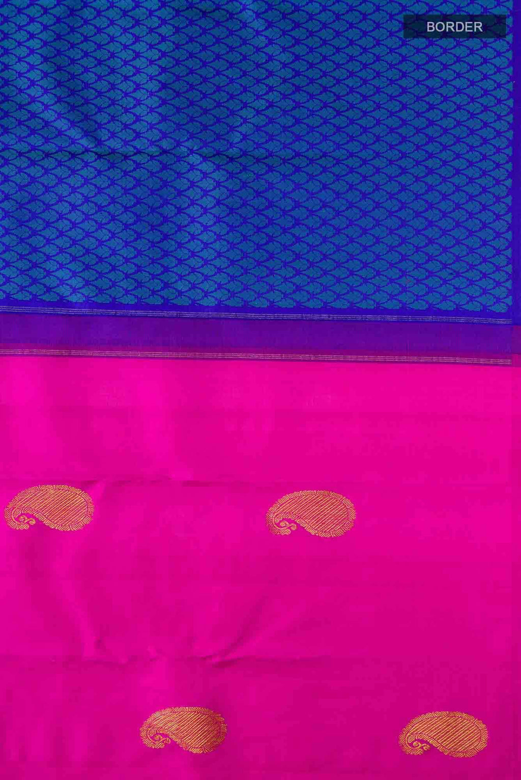 Blue Kanchipuram Silk Saree