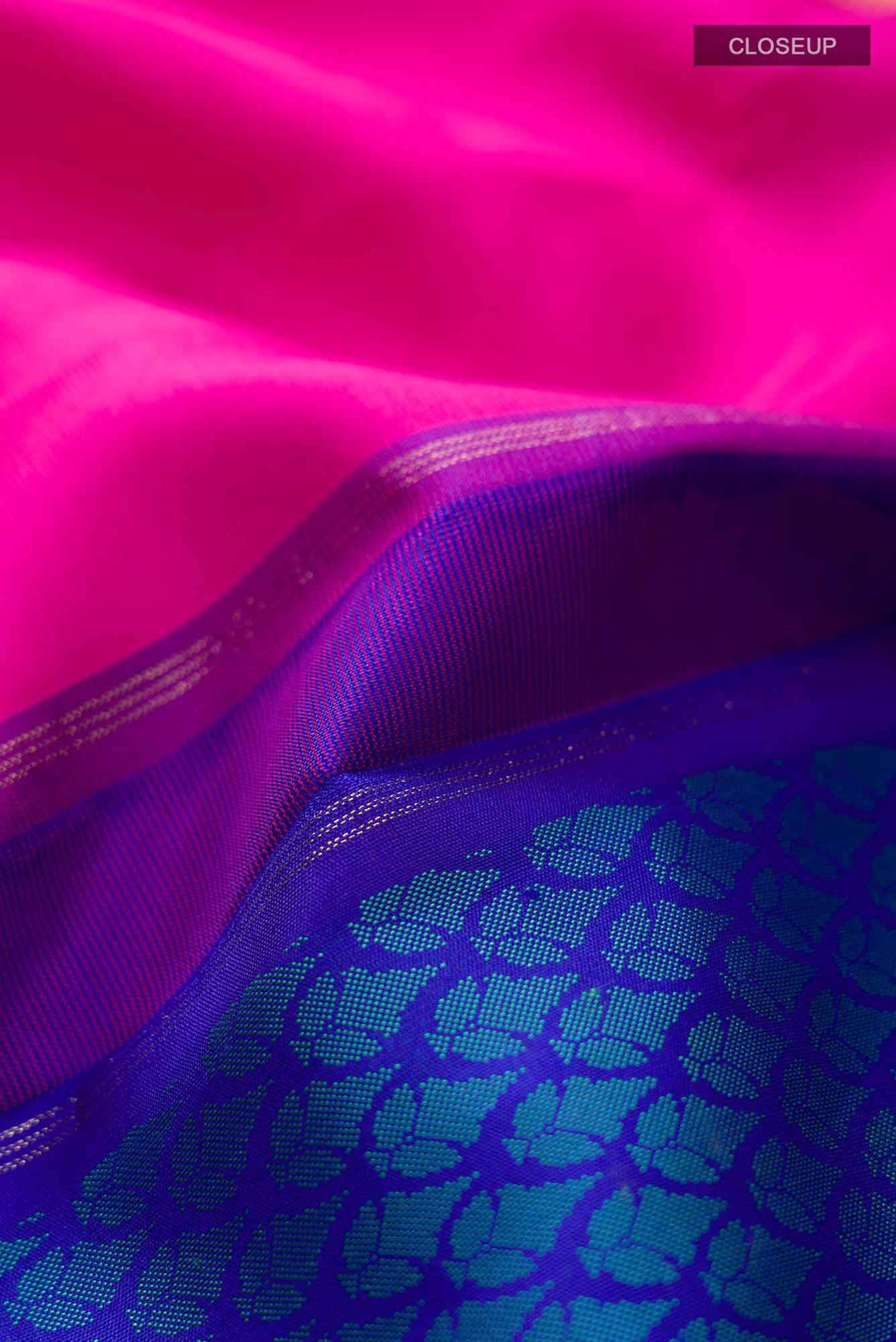 Blue Kanchipuram Silk Saree