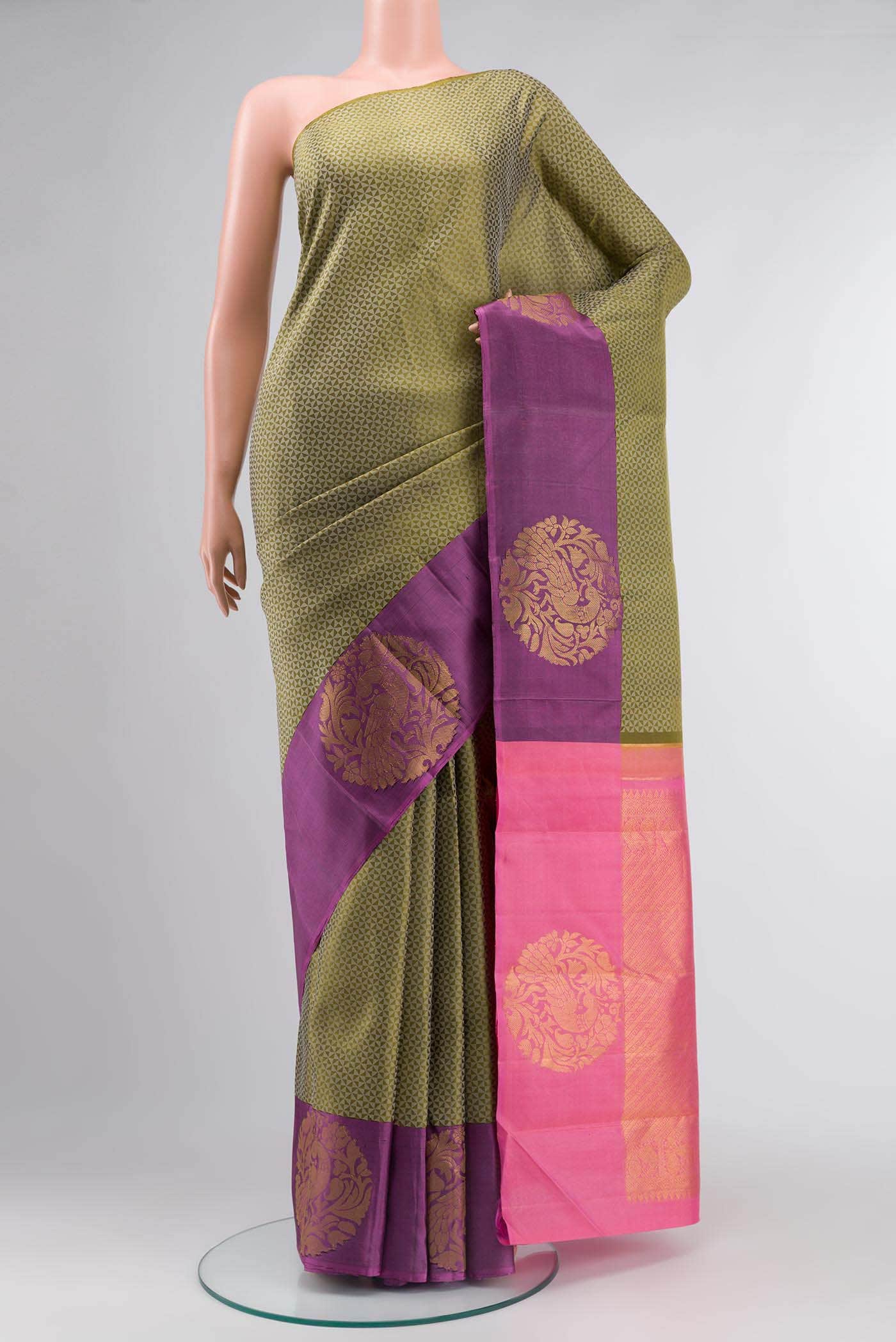 Green Kanchipuram Silk Saree