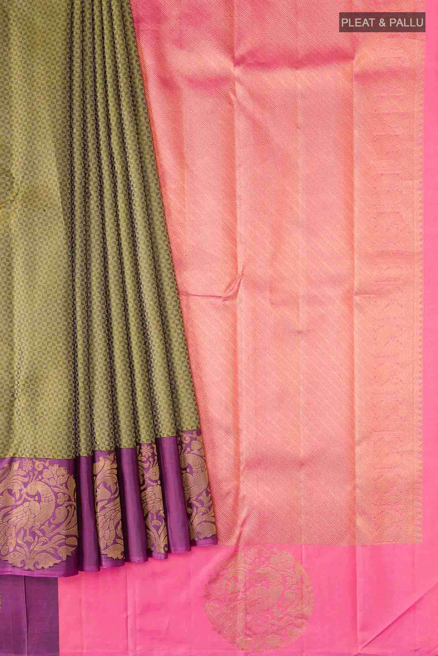 Green Kanchipuram Silk Saree