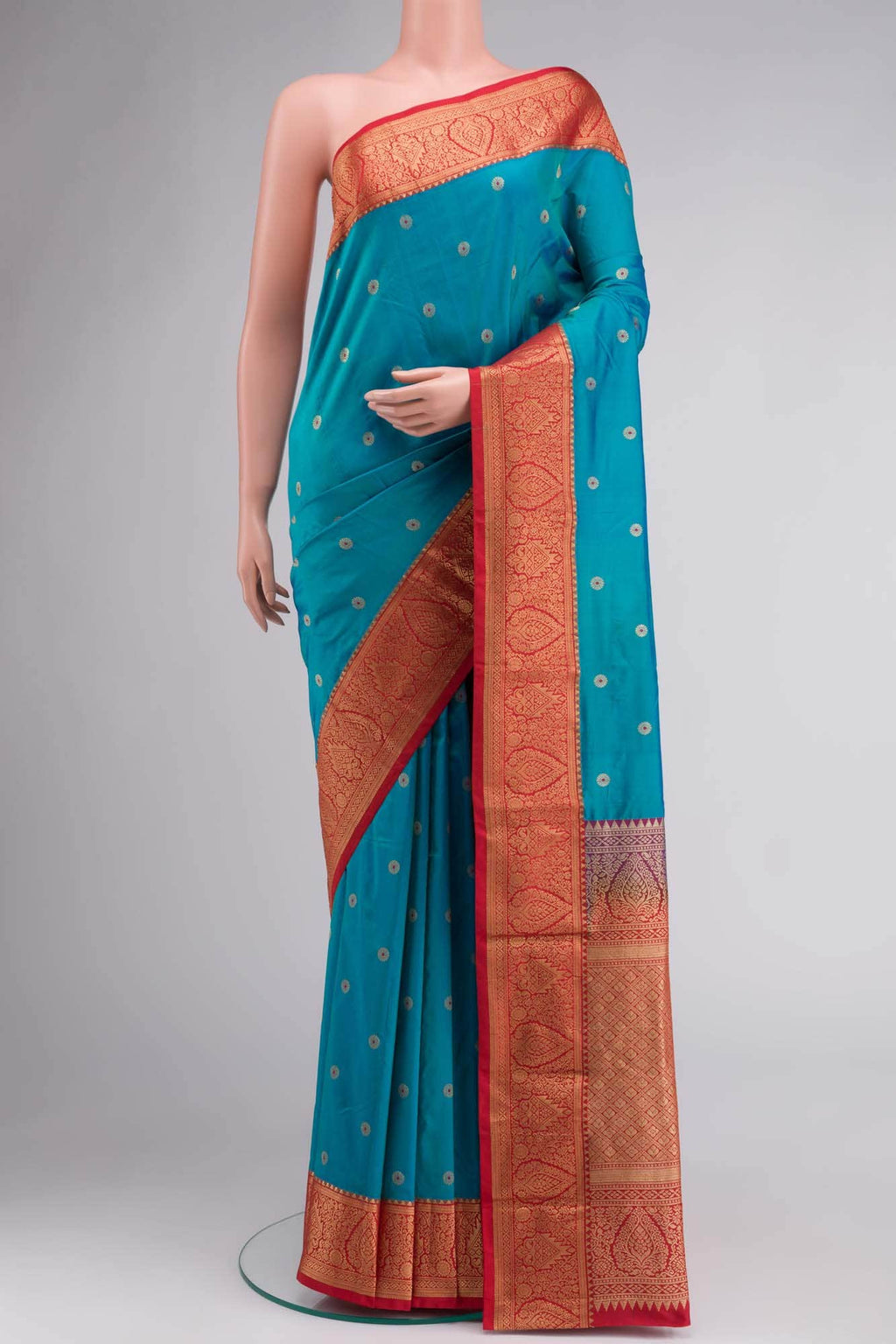 Blue Bangalore Silk Saree