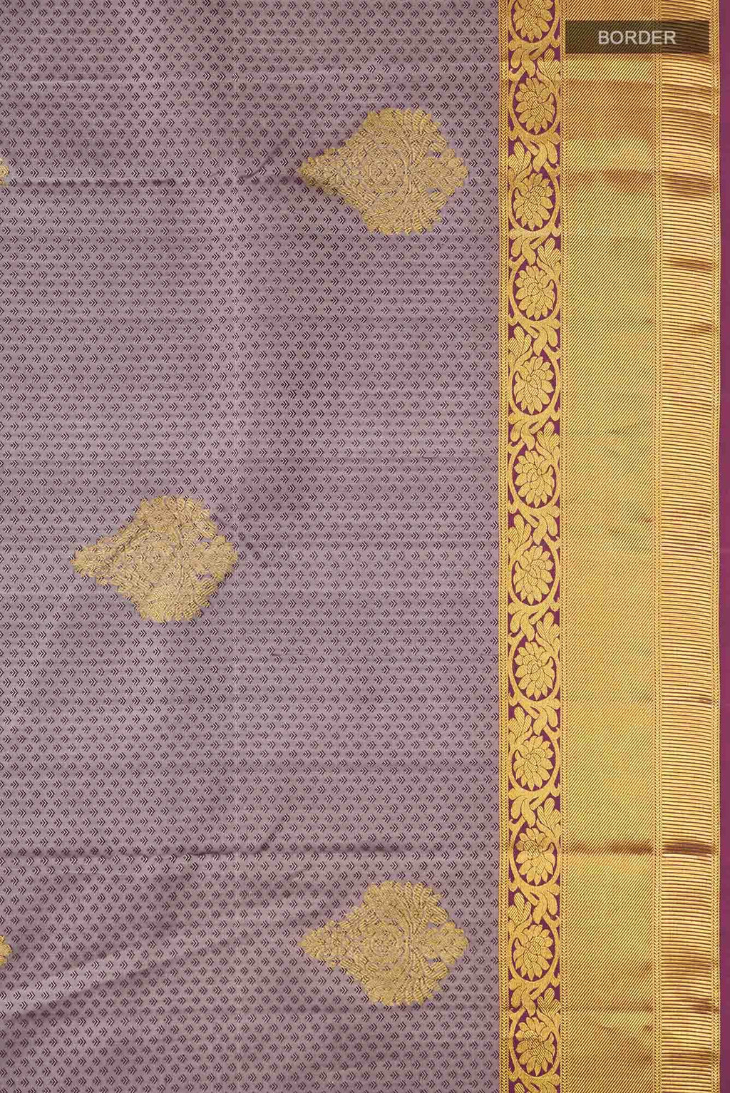 Brown Kanchipuram Silk Saree