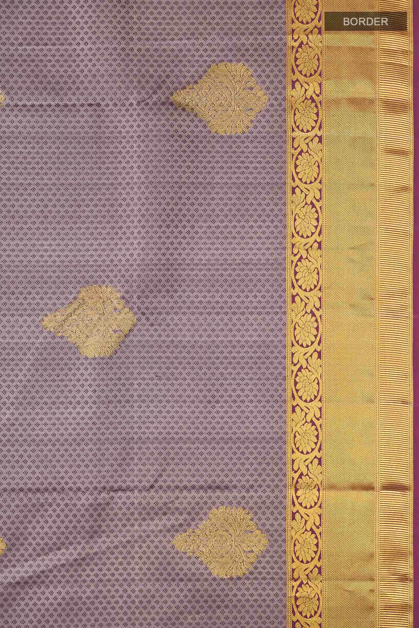 Brown Kanchipuram Silk Saree