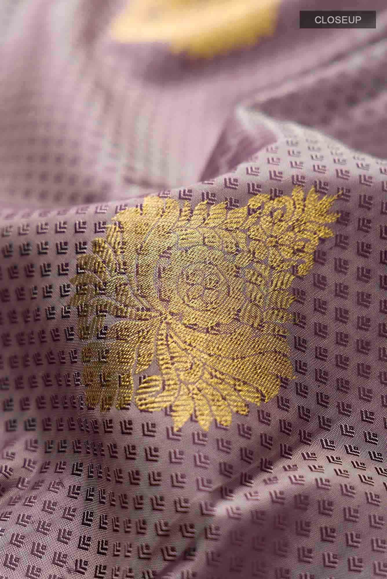 Brown Kanchipuram Silk Saree