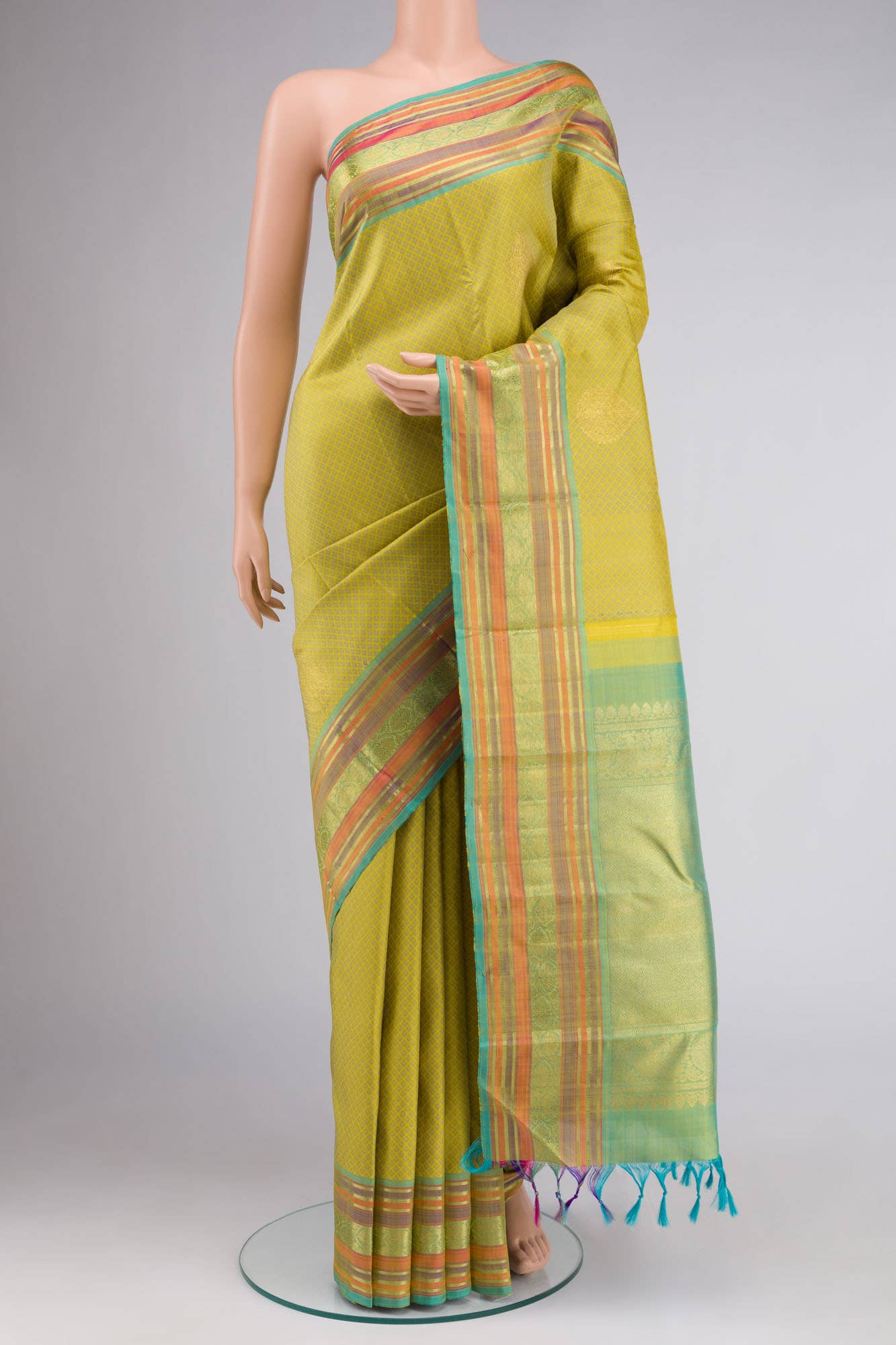 Green Kanchipuram Silk Saree