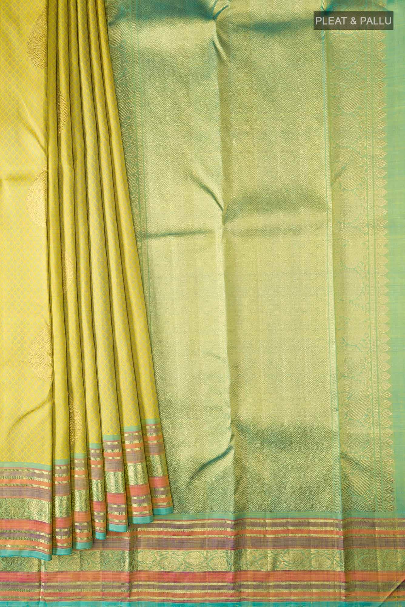 Green Kanchipuram Silk Saree