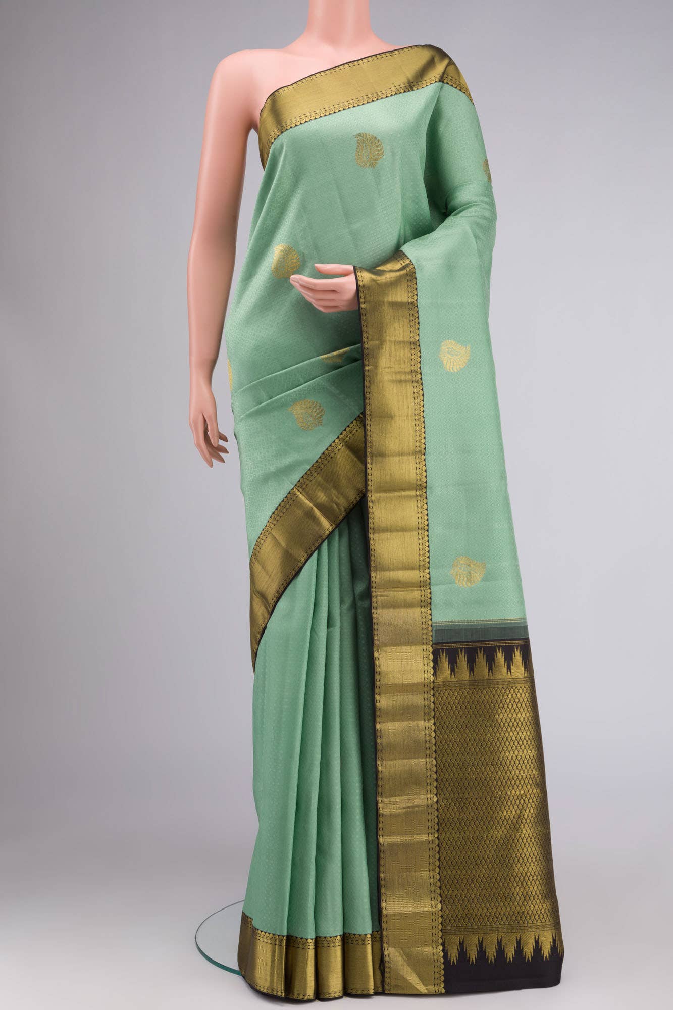 Green Kanchipuram Silk Saree