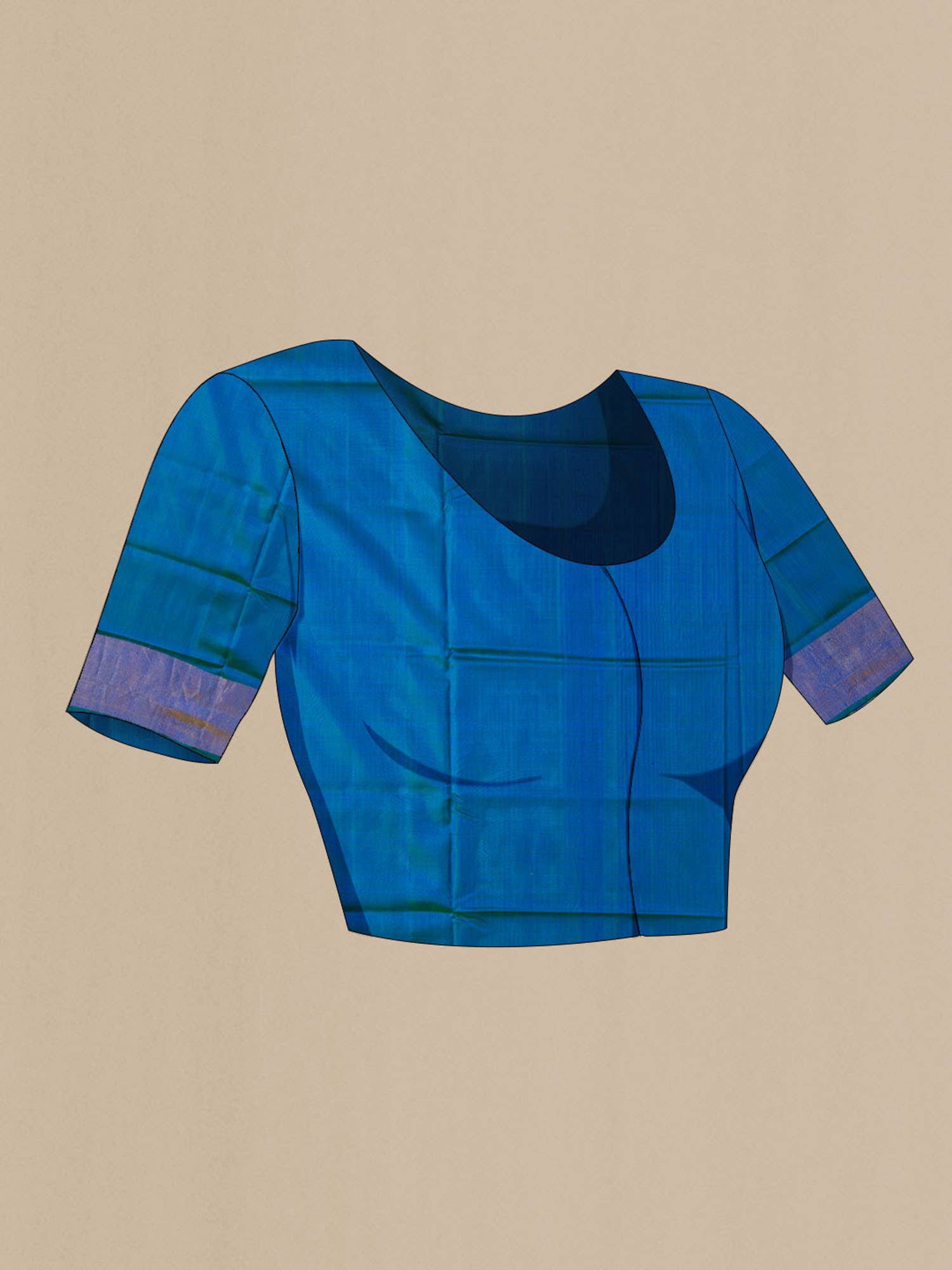 Blue Rajkot Patola Silk Saree