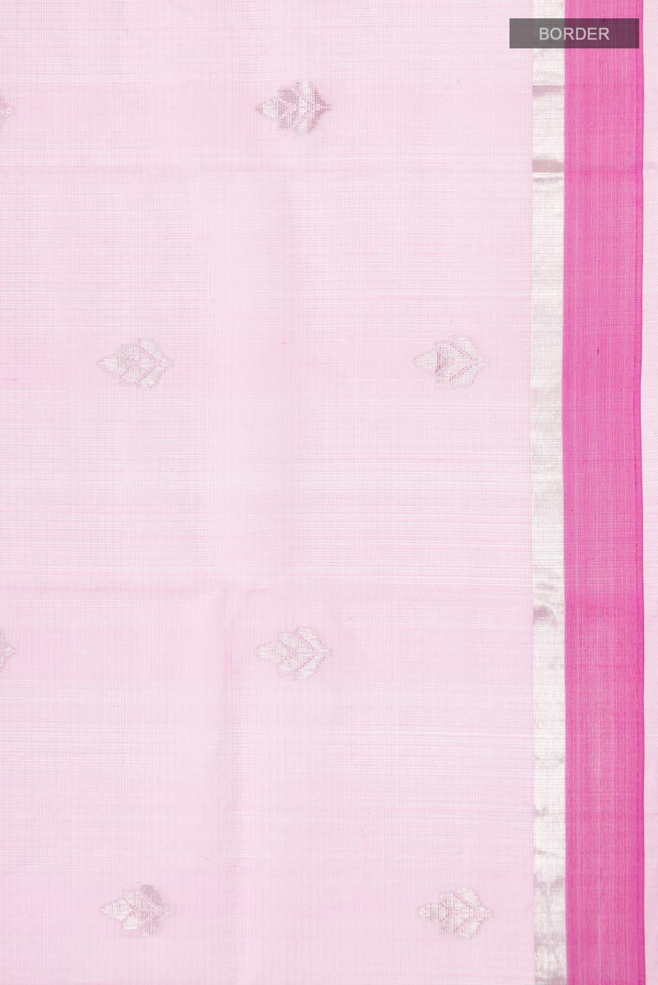 Pink Silk Cotton Saree