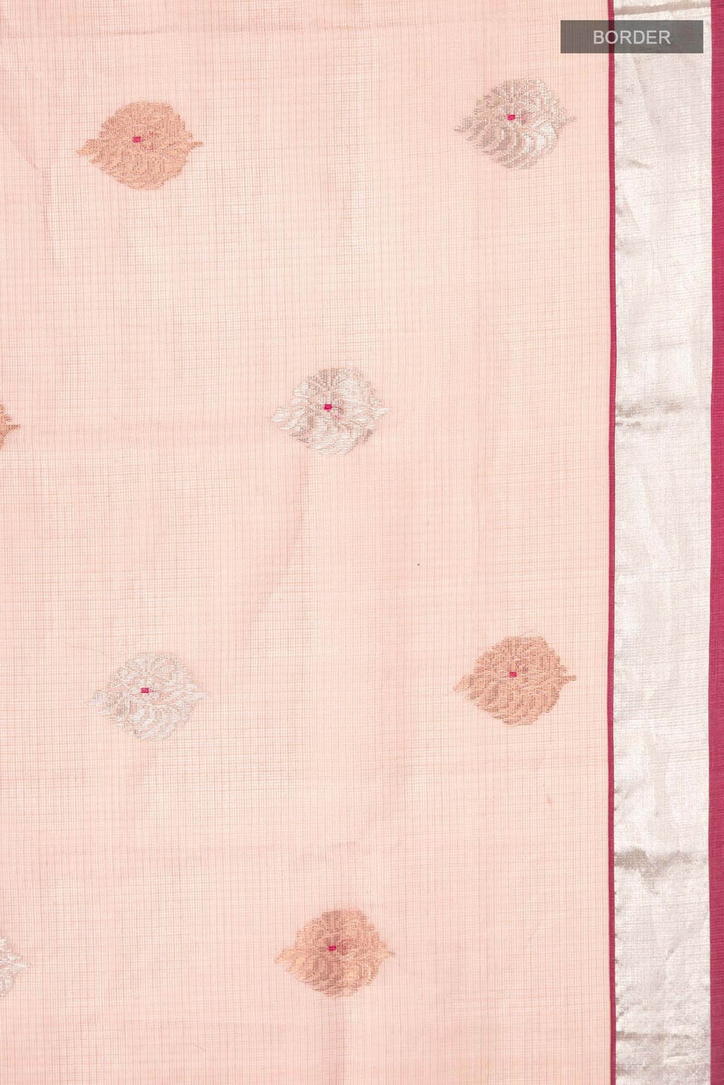 Coral Silk Cotton Saree