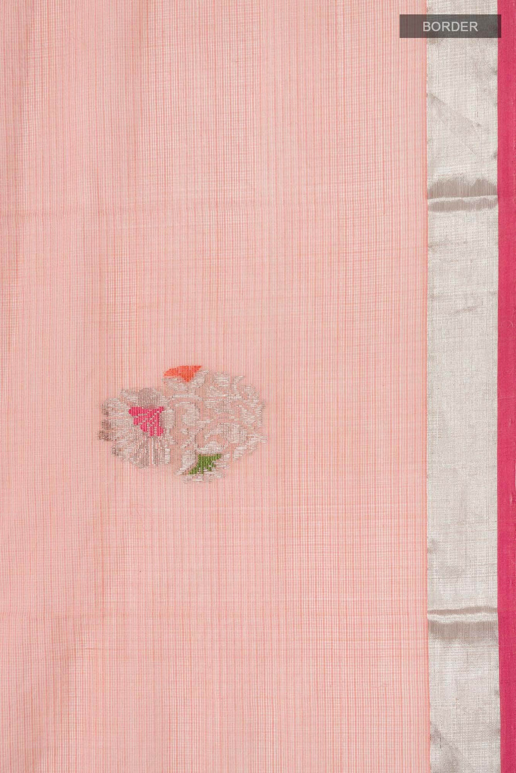 Pink Chanderi Silk Cotton Saree