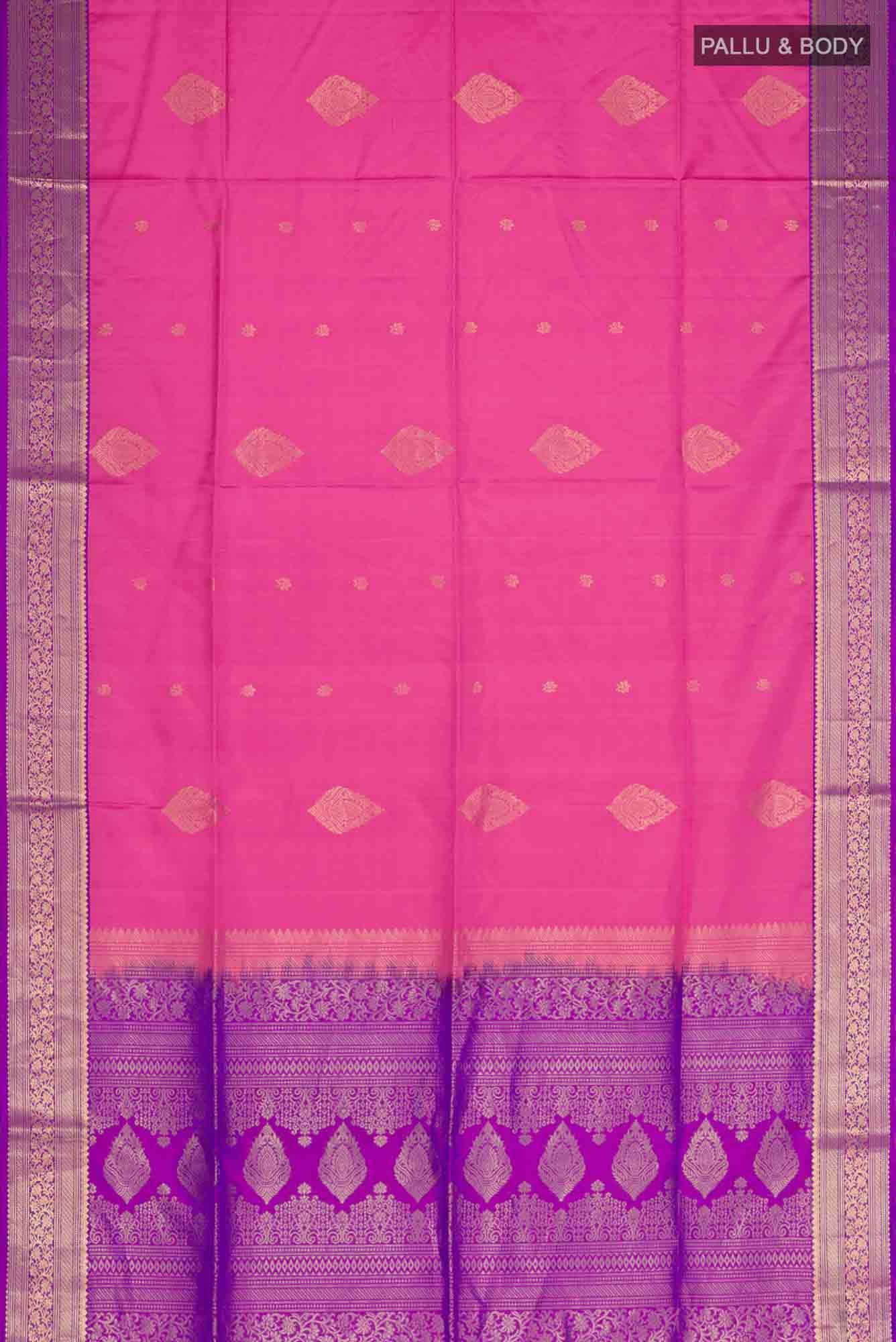 Pink Soft Silk Saree