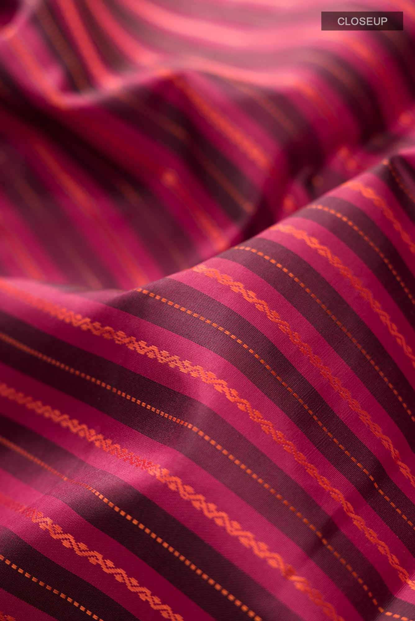 Maroon Kanchipuram Saree