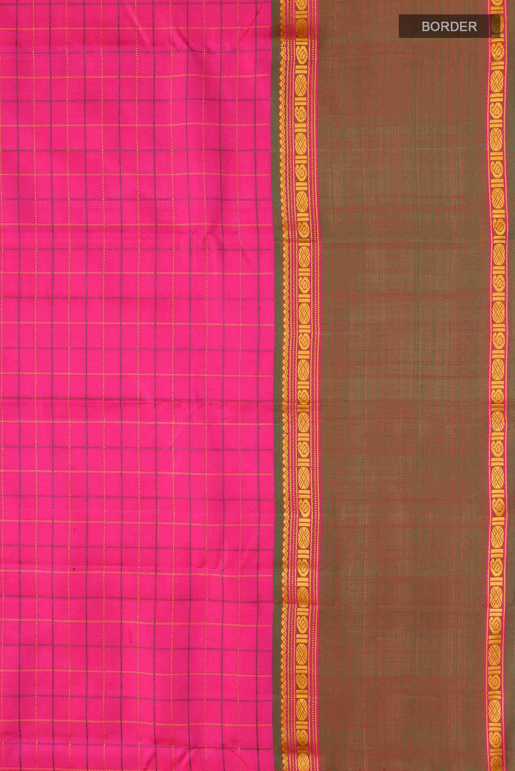 Pink Kanchipuram Silk Saree