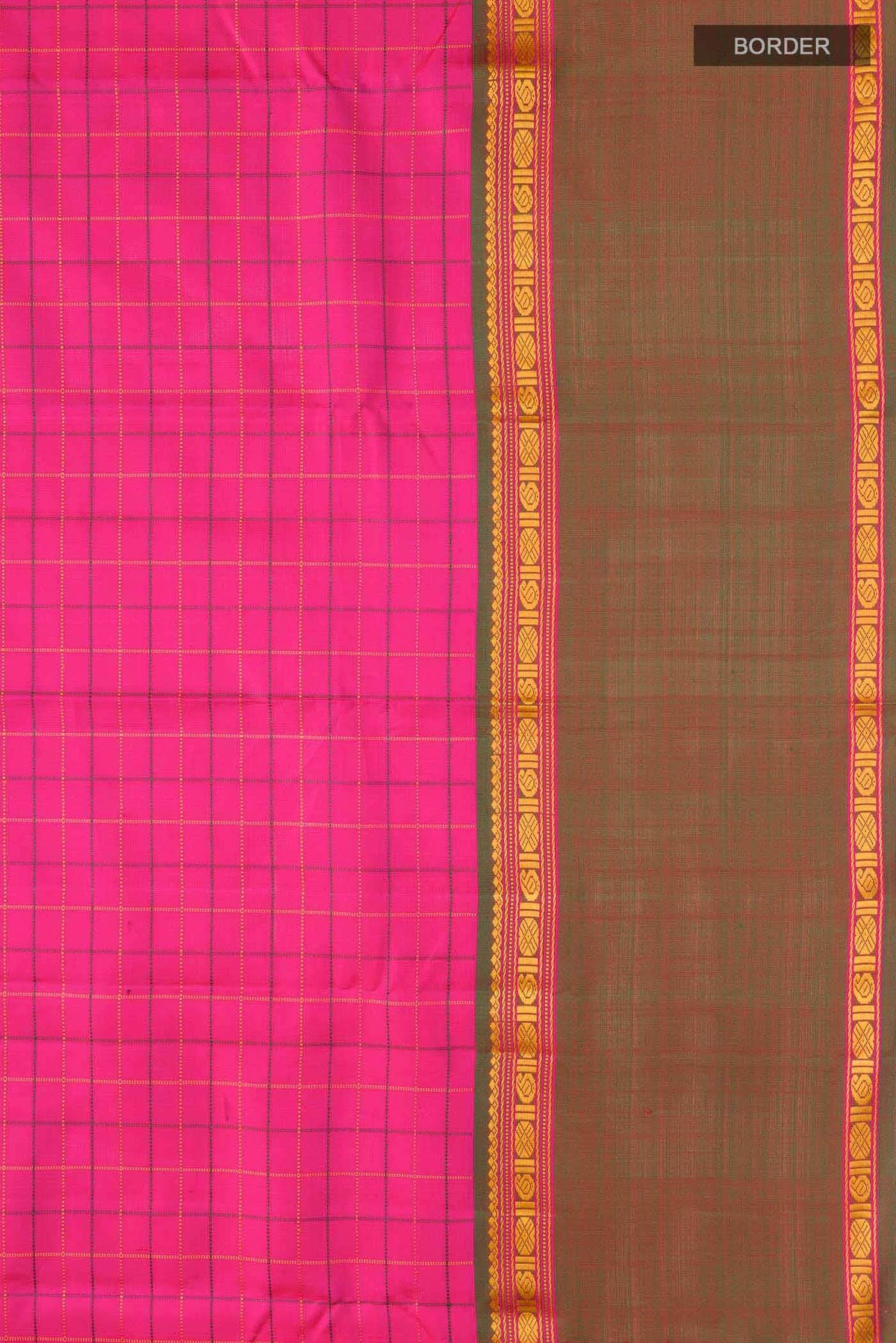 Pink Kanchipuram Silk Saree