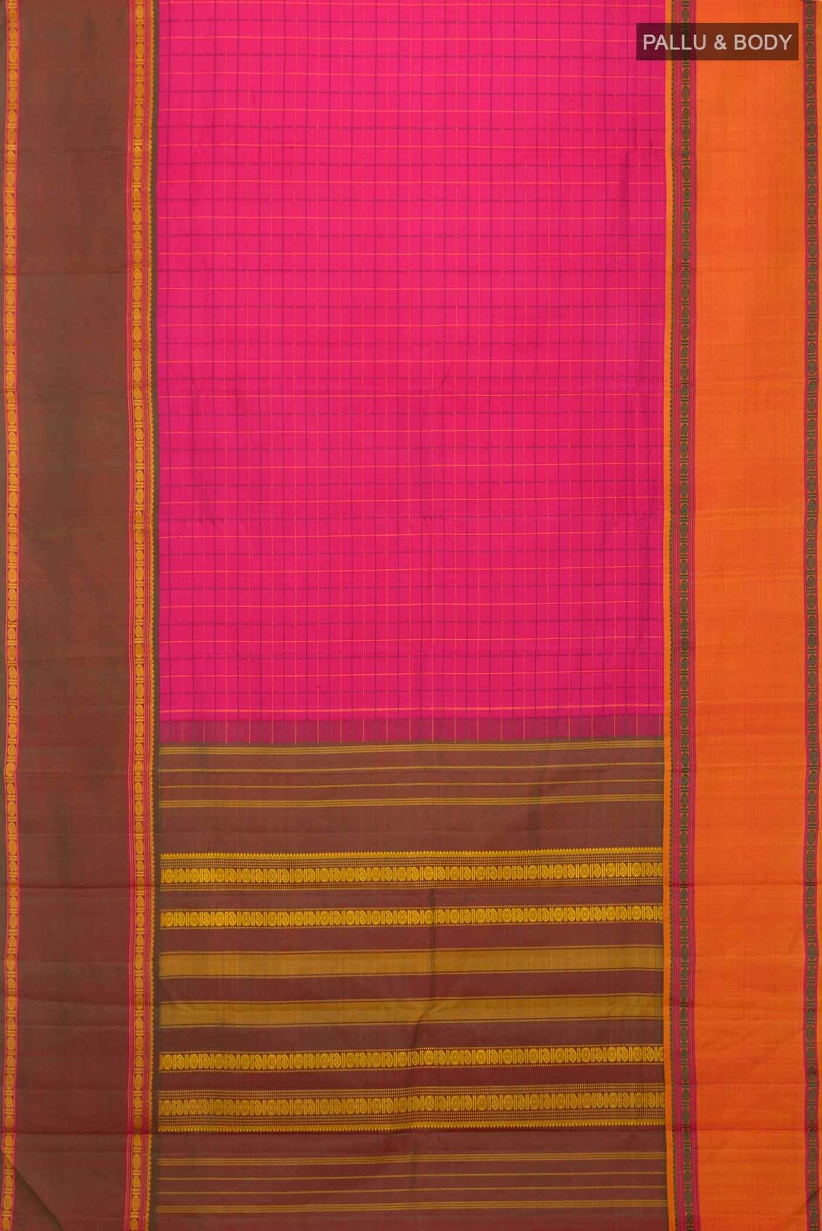 Pink Kanchipuram Silk Saree