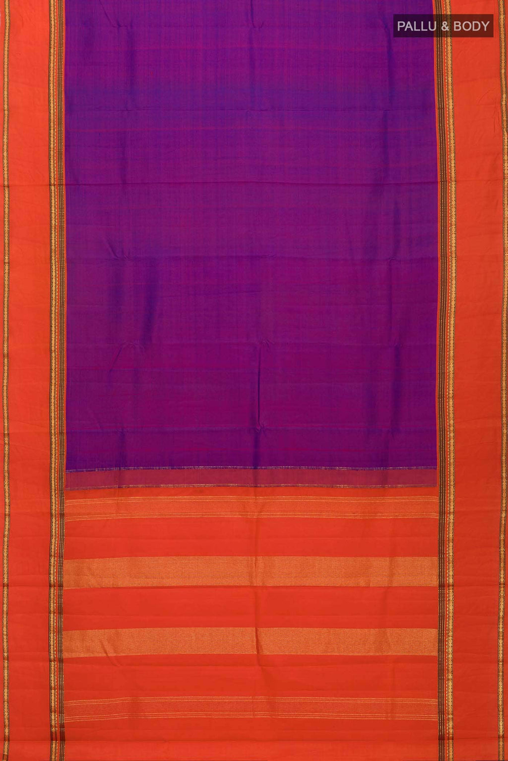 Purple Kanchipuram Silk Saree