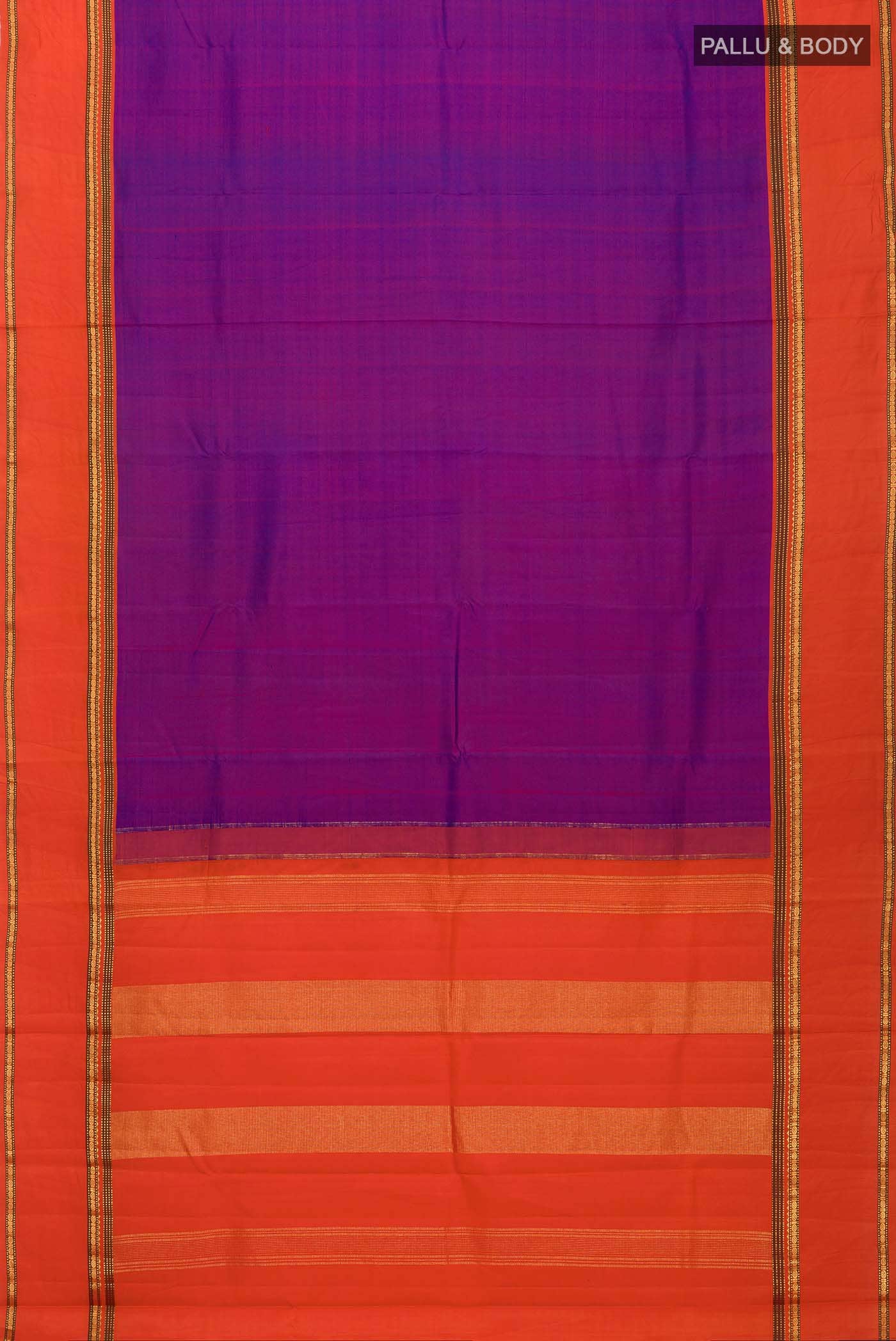 Purple Kanchipuram Silk Saree