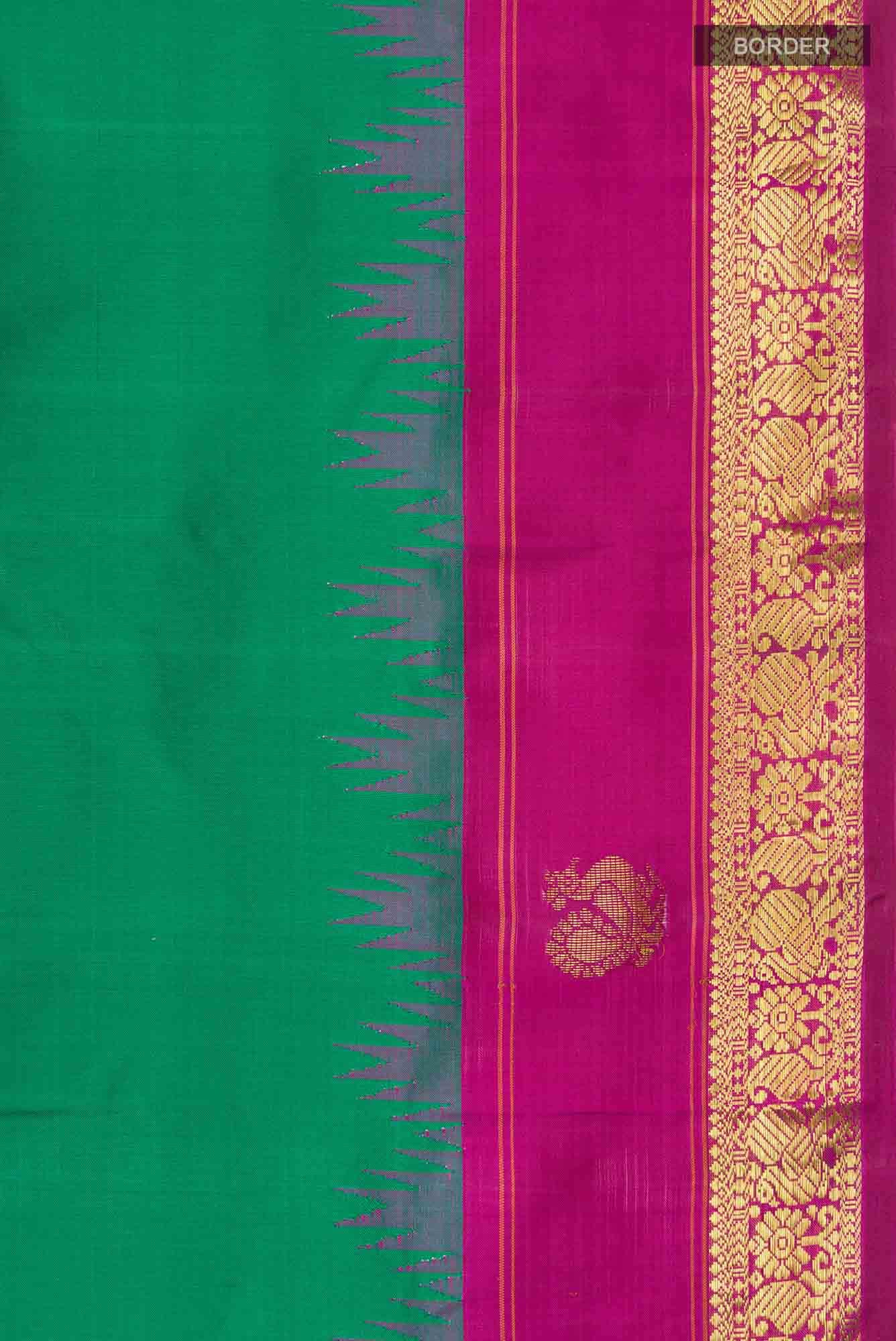Green Kanchipuram Silk Saree