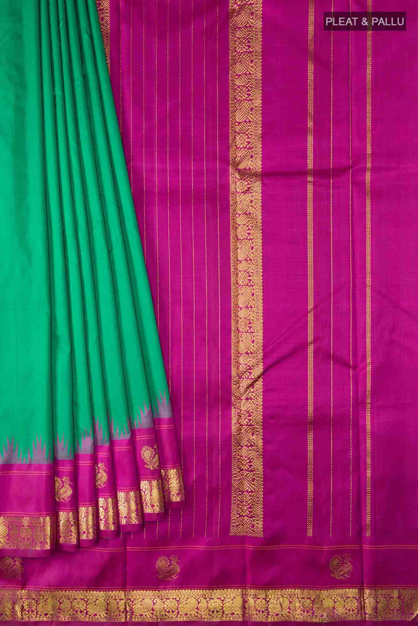 Green Kanchipuram Silk Saree