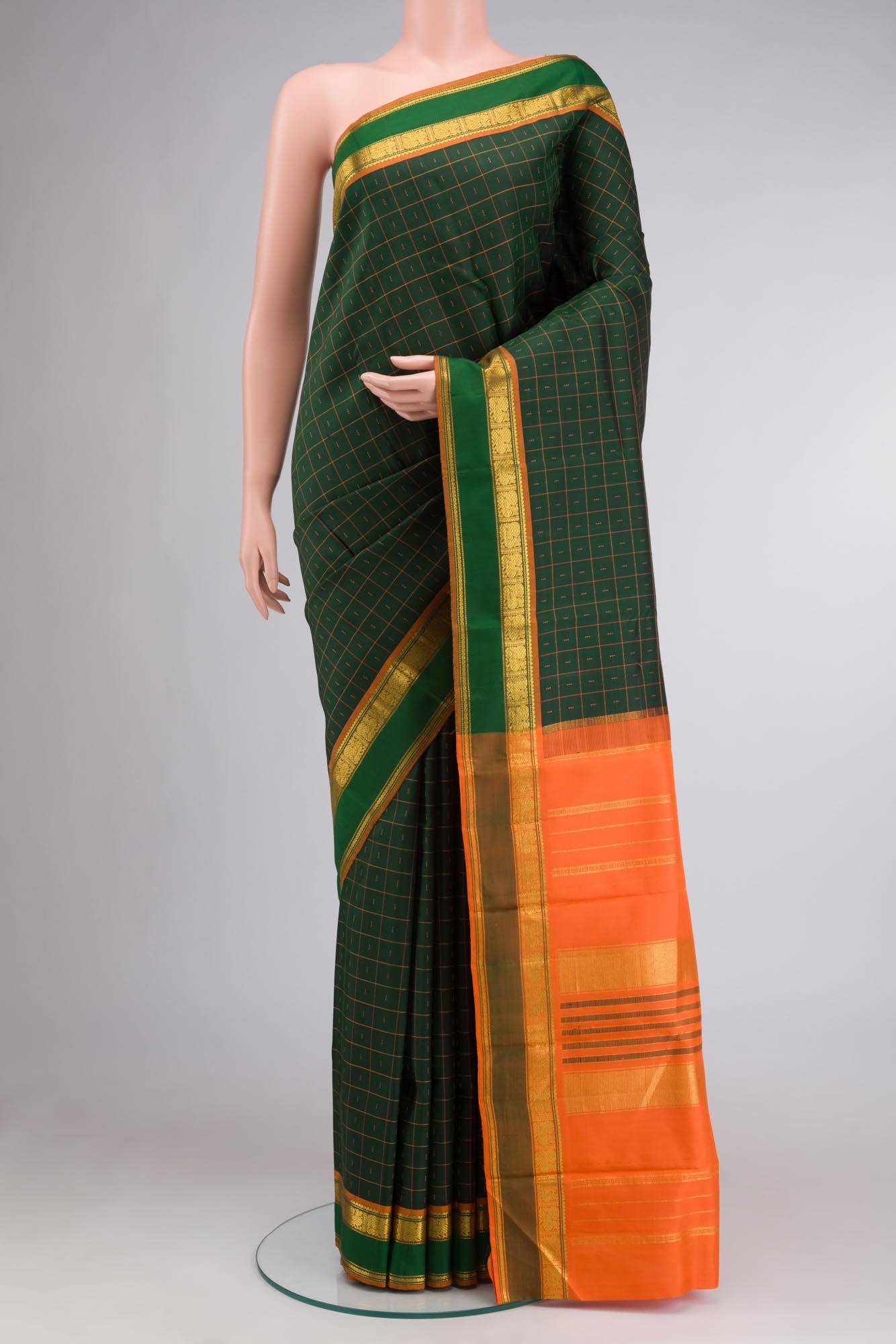 Green Kanchipuram Silk Saree