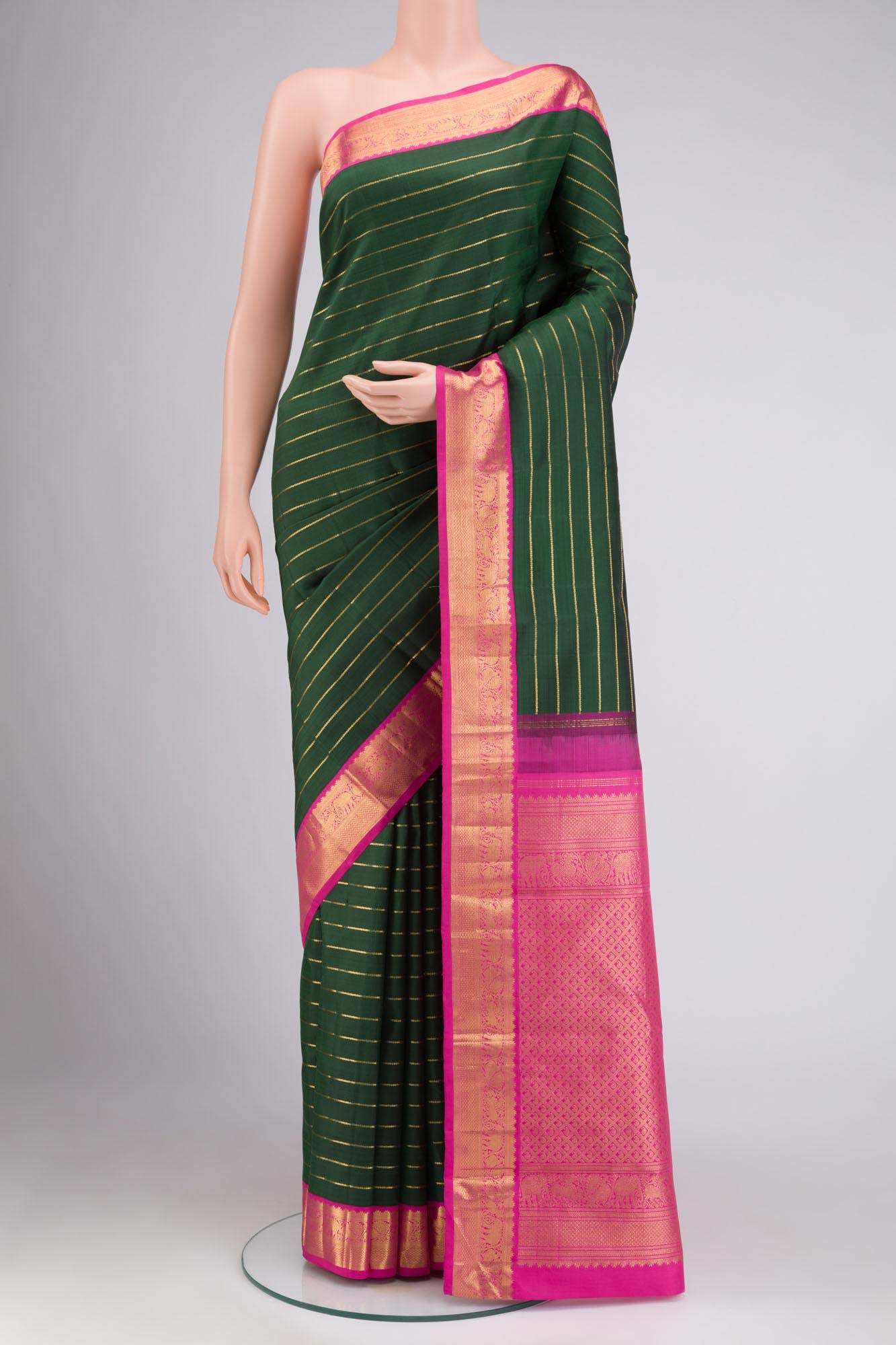 Green Kanchipuram Silk Saree