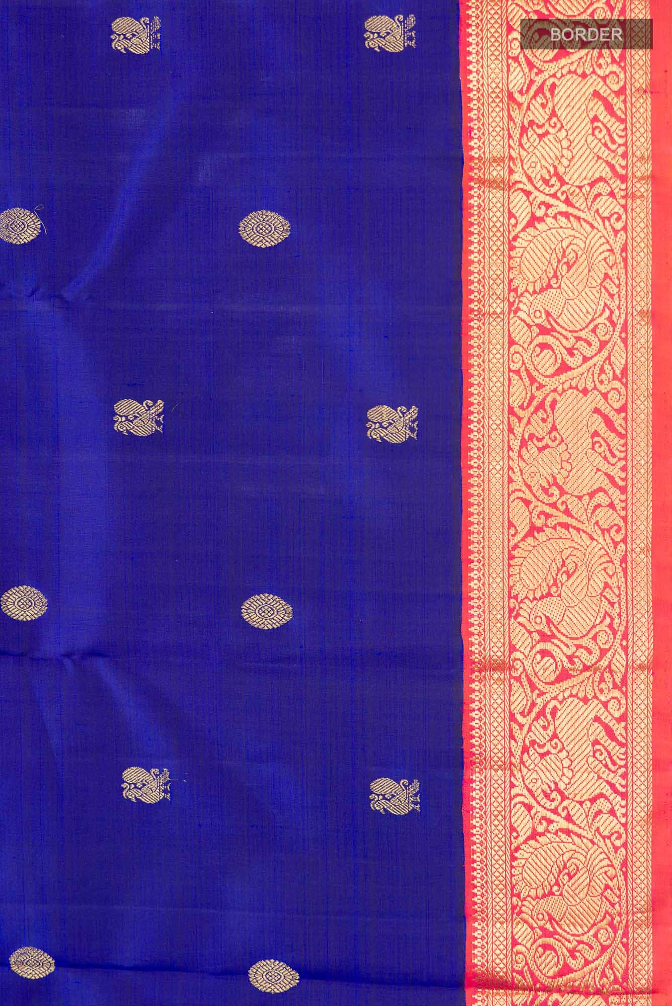 Blue Kanchipuram Silk Saree