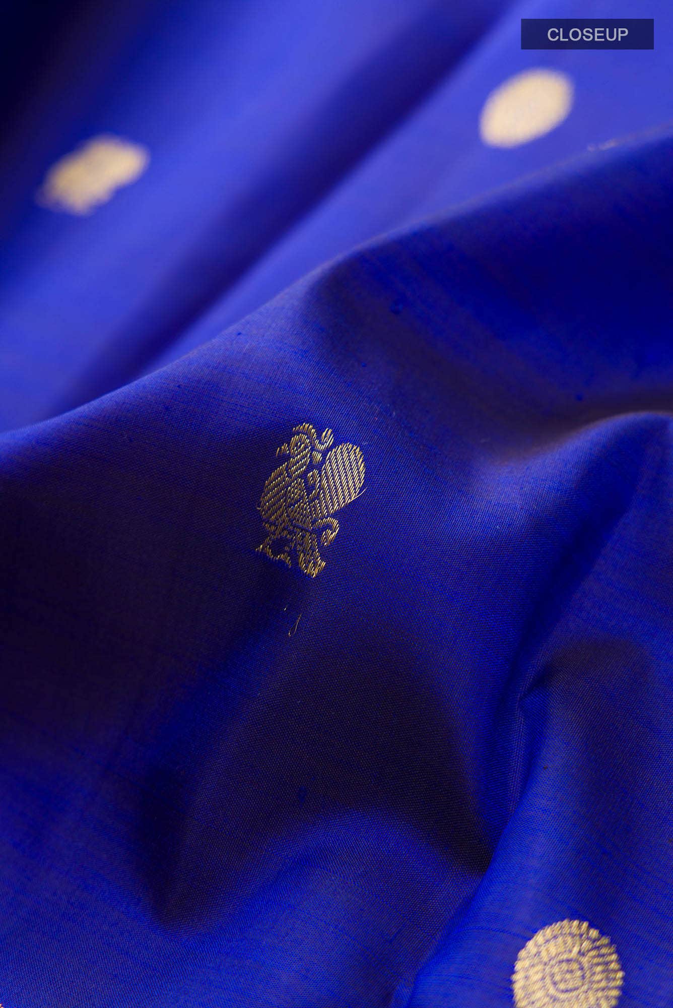 Blue Kanchipuram Silk Saree