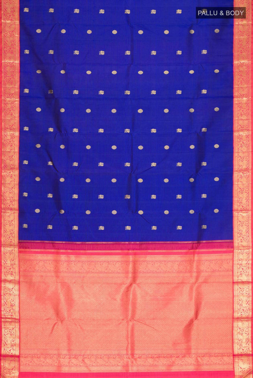 Blue Kanchipuram Silk Saree