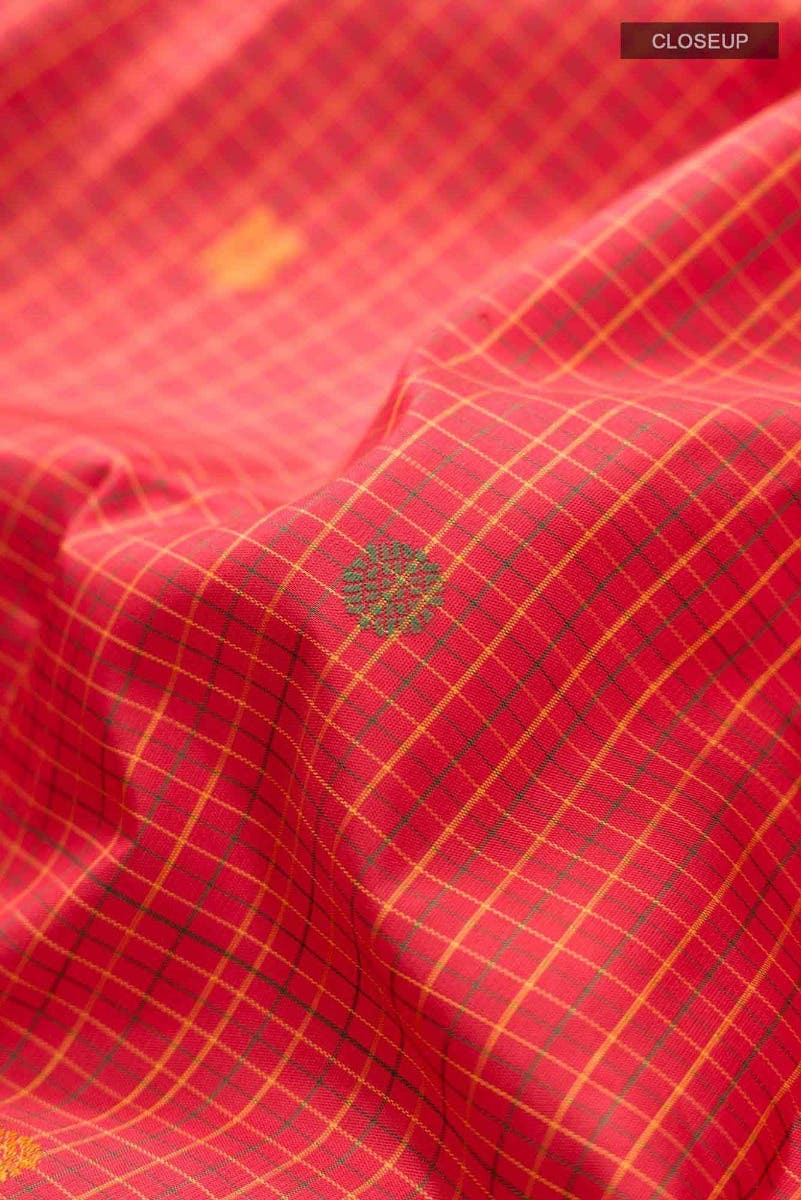 Red Kanchipuram Silk Saree