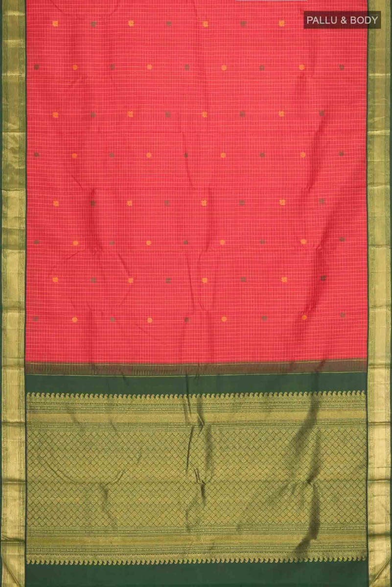 Red Kanchipuram Silk Saree