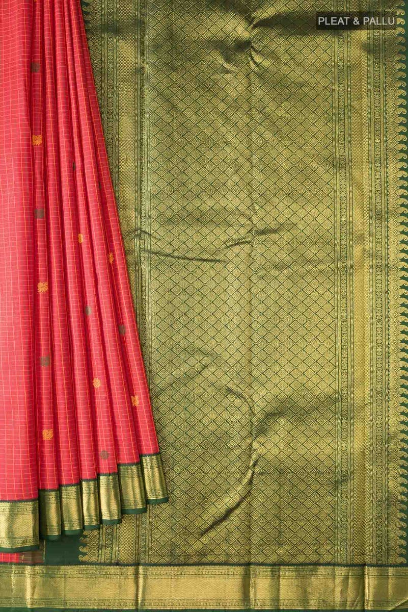 Red Kanchipuram Silk Saree