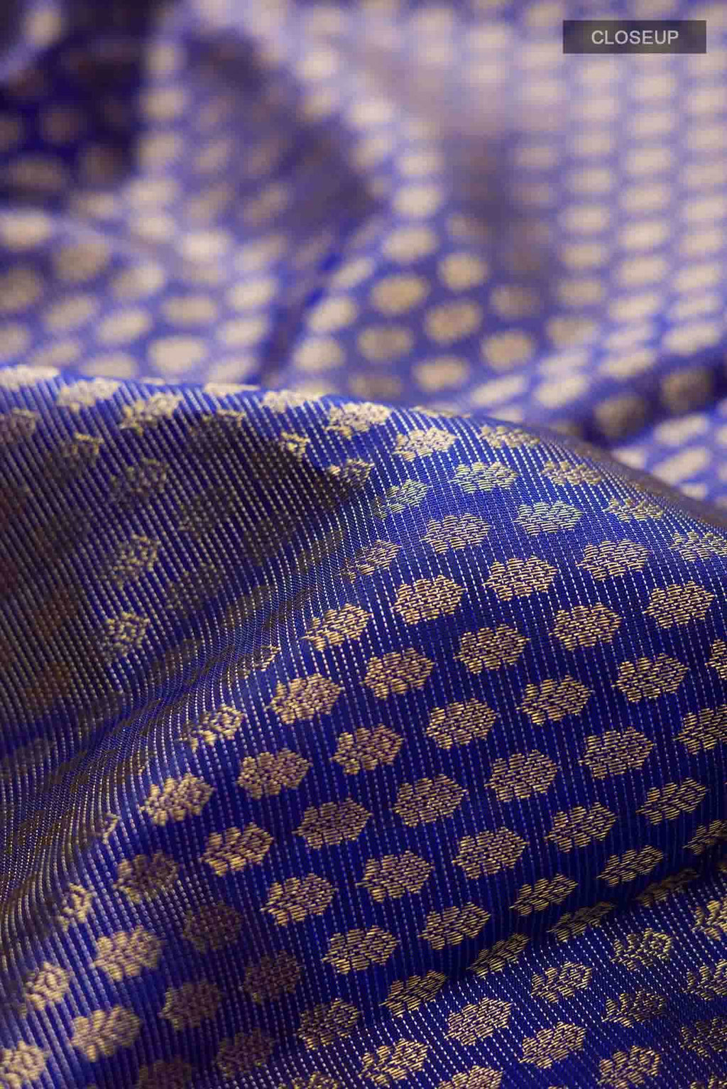 Blue Kanchipuram Silk Saree