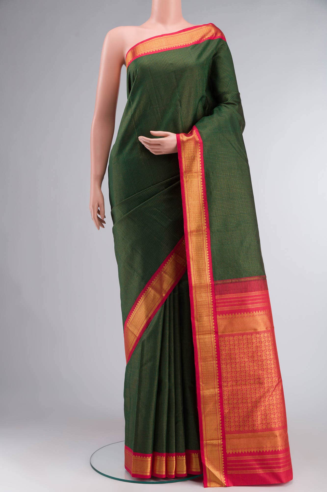 Green Kanchipuram Silk Saree