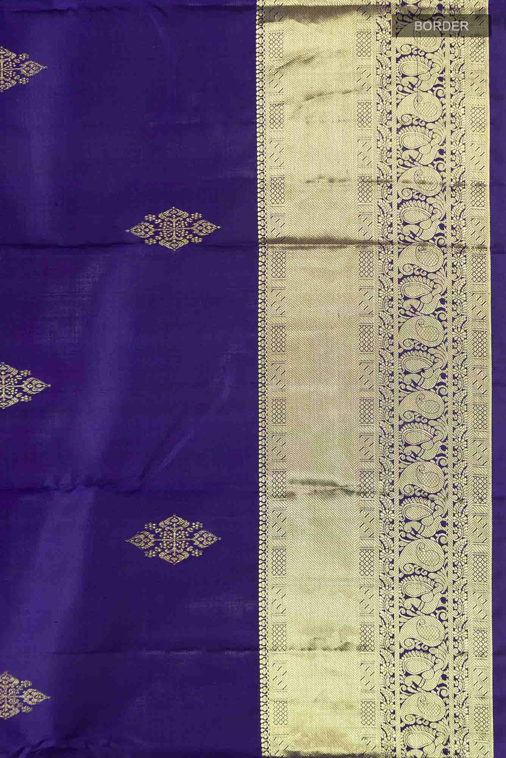 Blue Kanchipuram Silk Saree