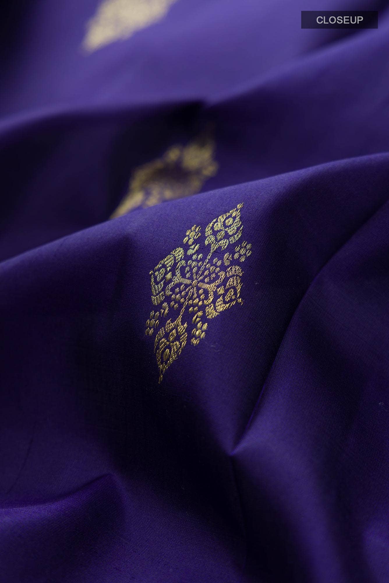 Blue Kanchipuram Silk Saree
