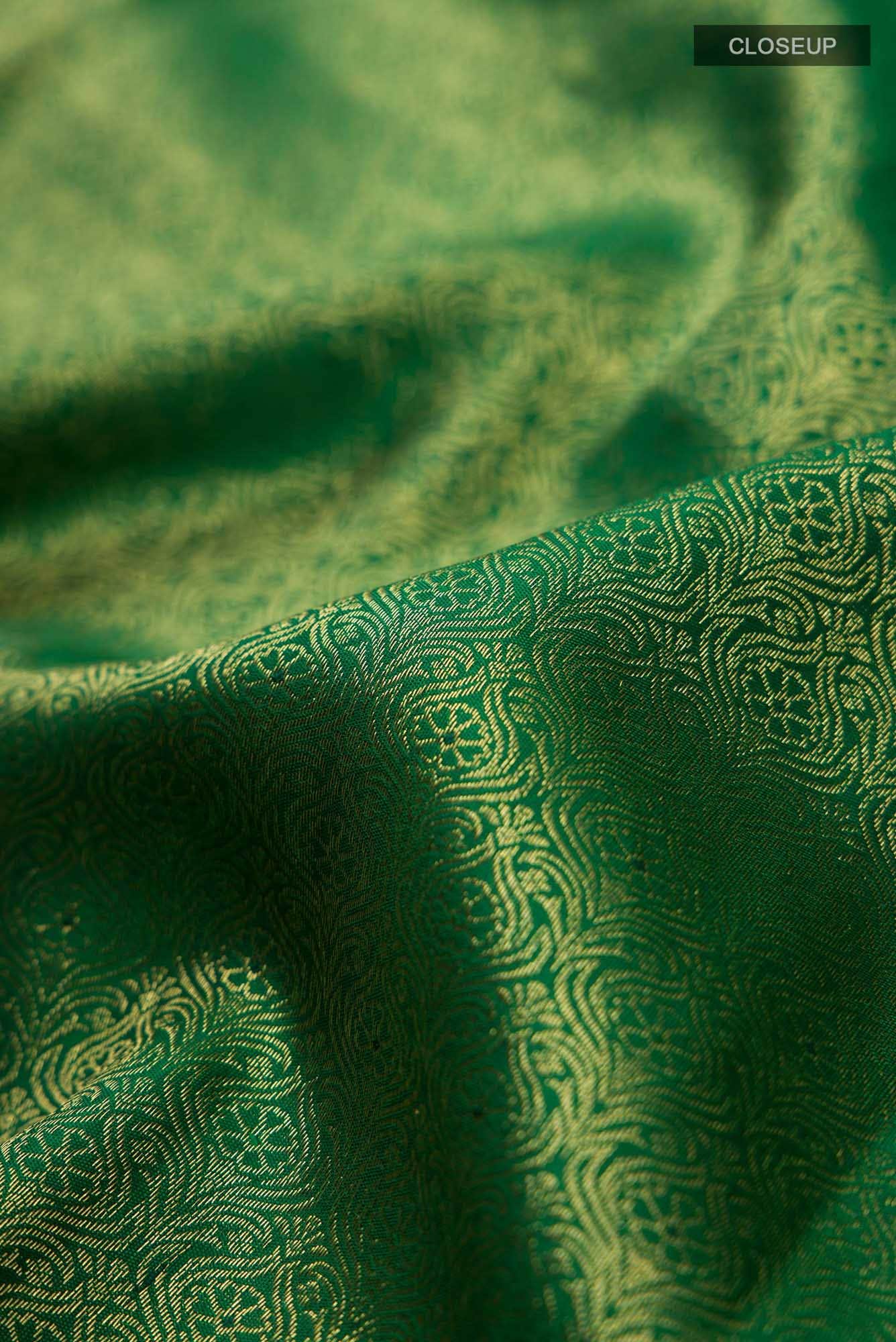 Green Kanchipuram Silk Saree