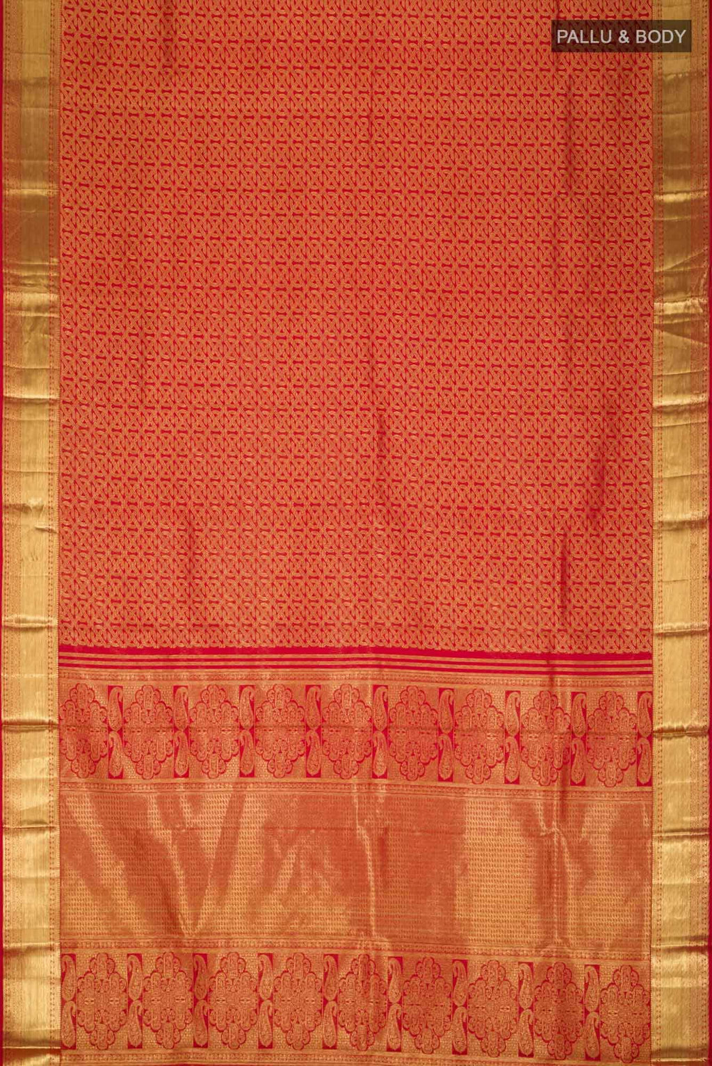 Red Kanchipuram Silk Saree
