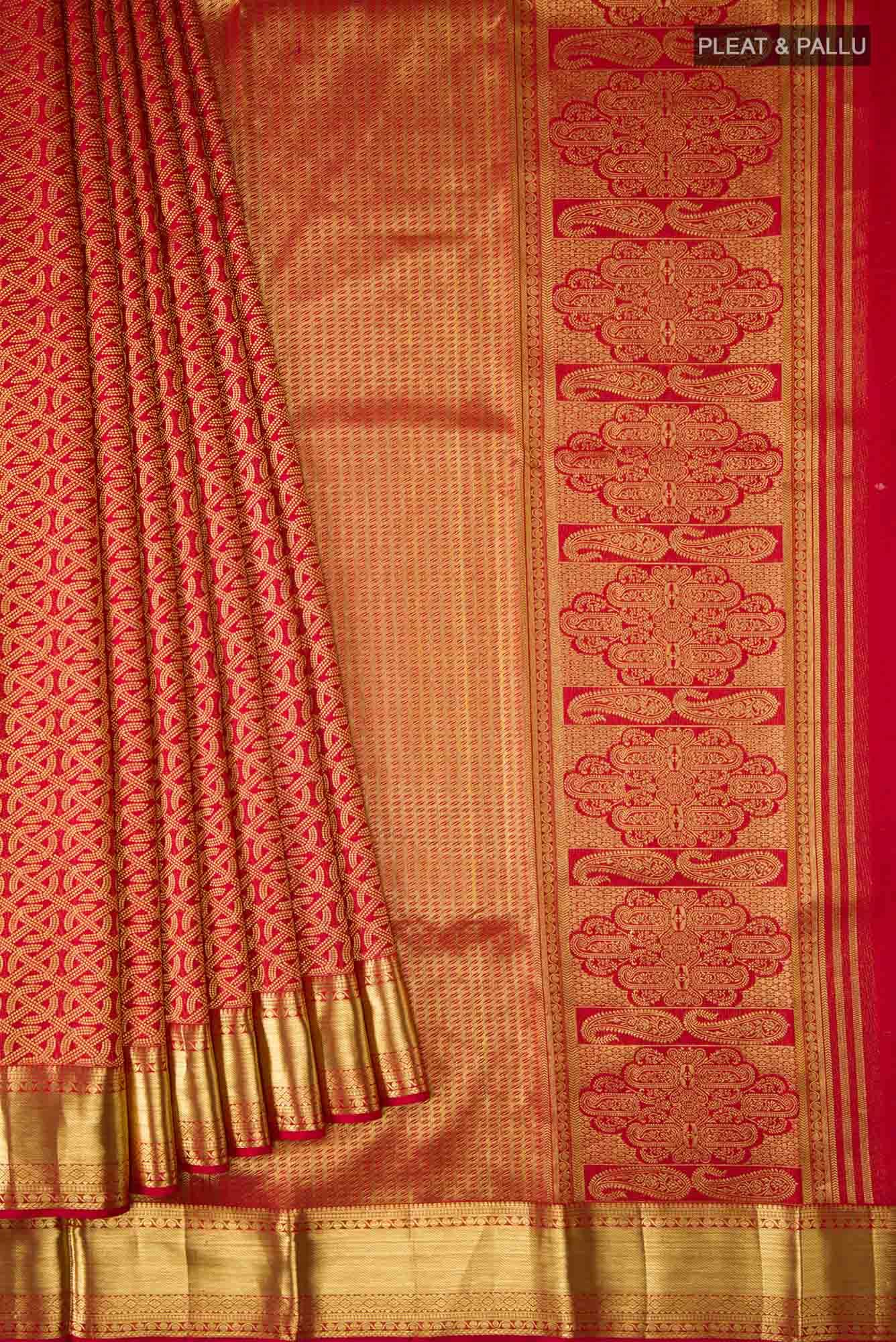 Red Kanchipuram Silk Saree