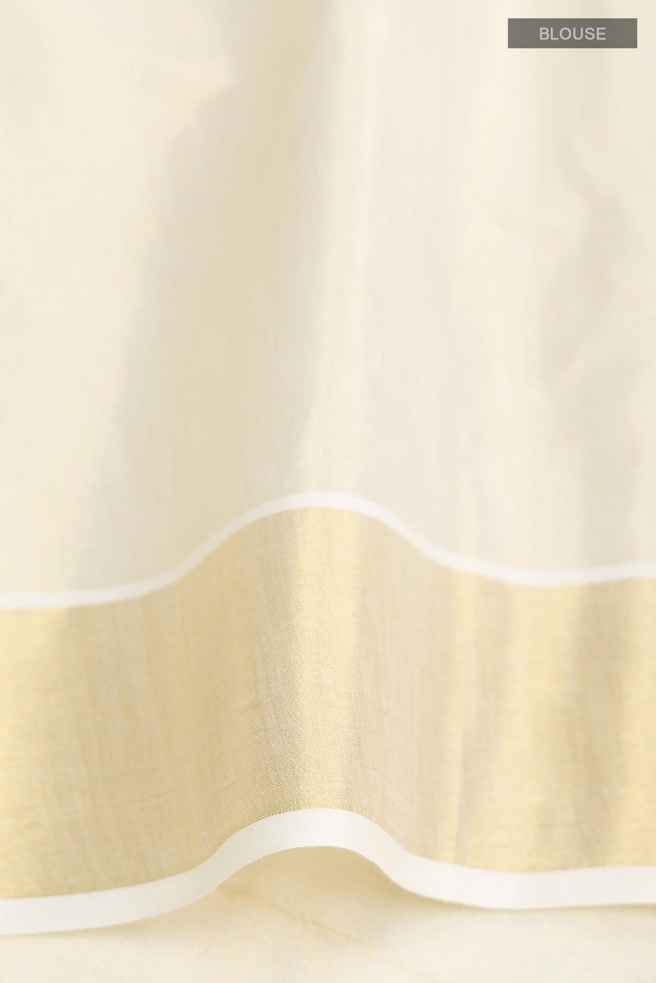 Gold Kerala Cotton Saree