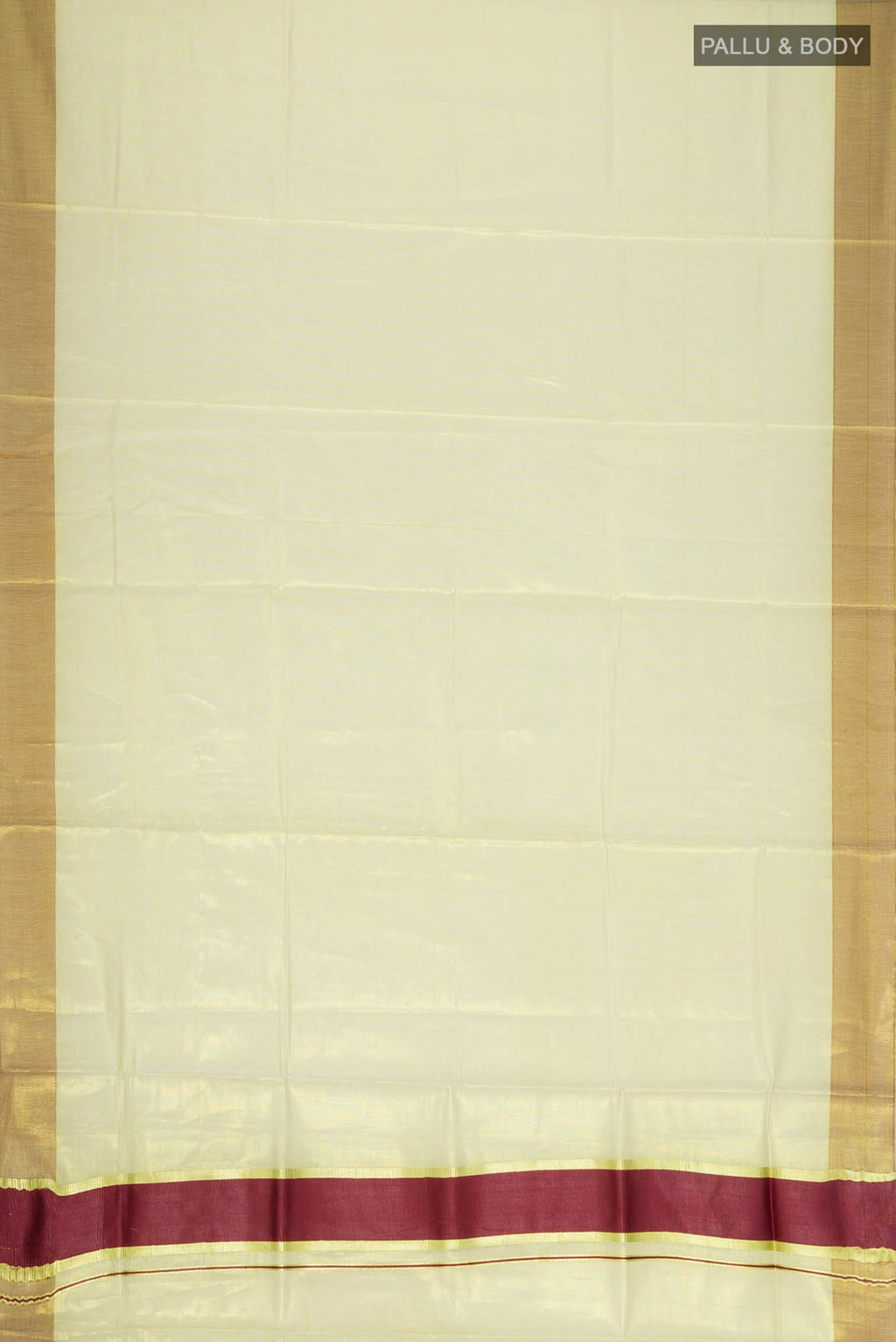 Gold Kerala Cotton Saree