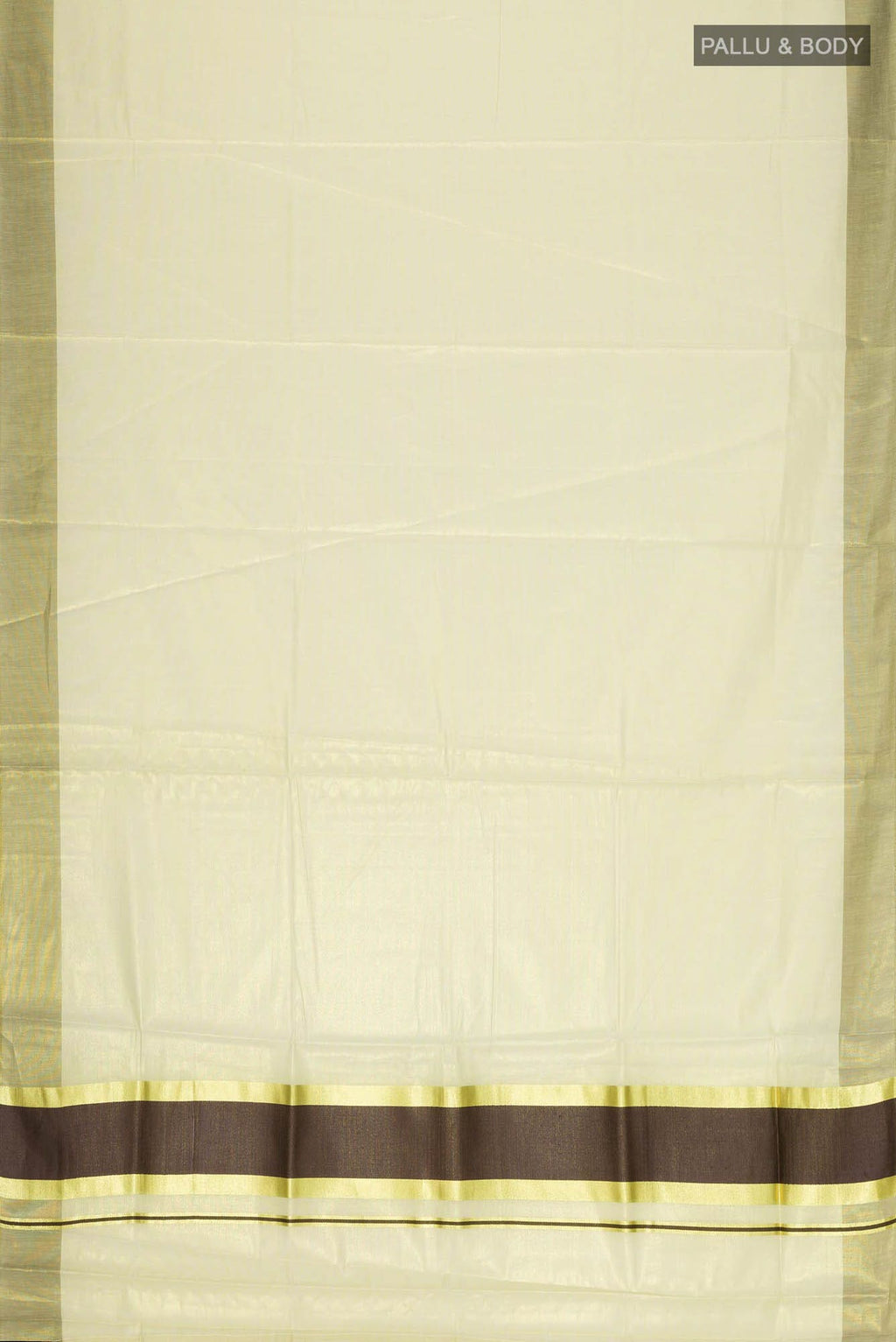 Gold Kerala Cotton Saree