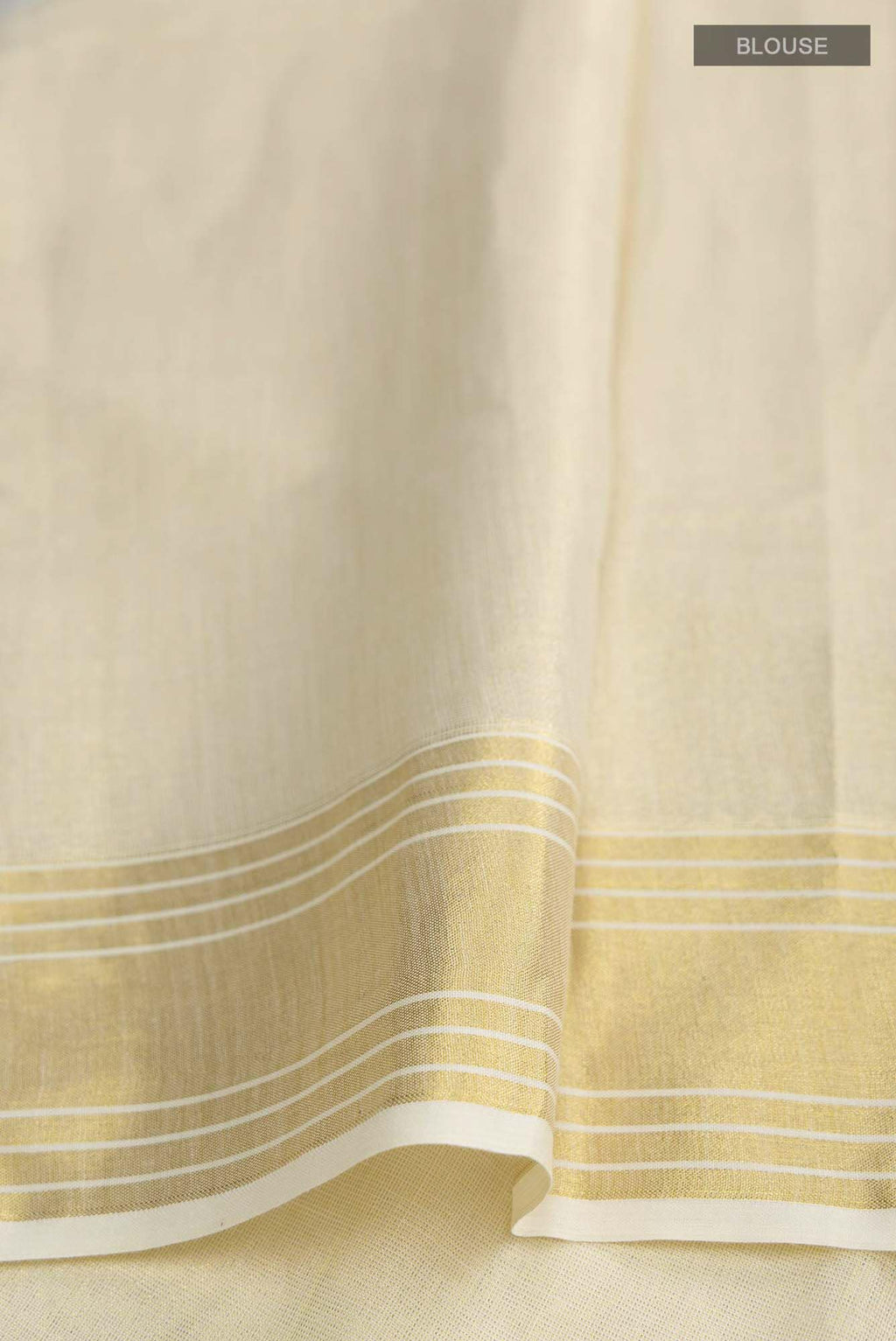Gold Kerala Cotton Saree